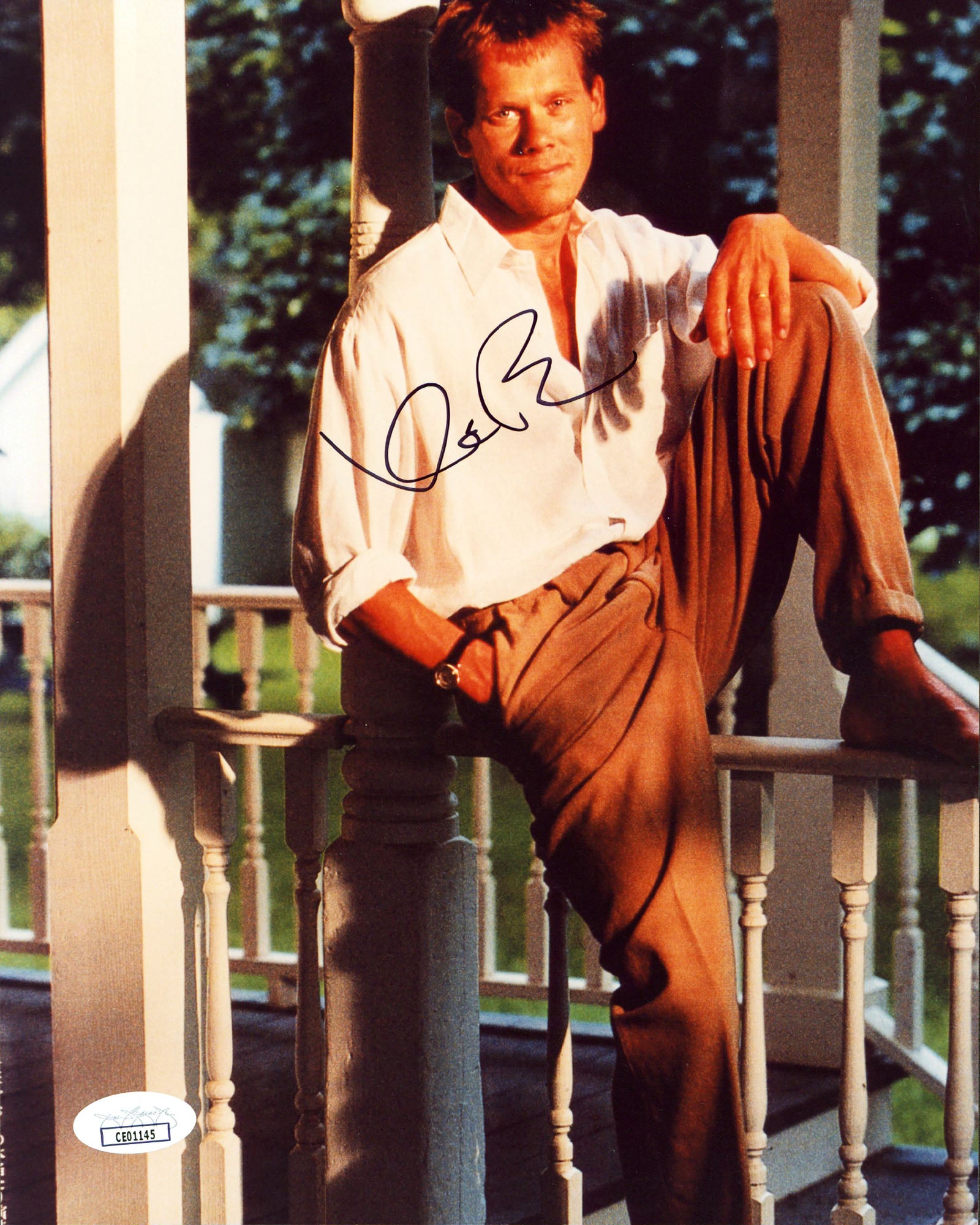 Kevin Bacon Footloose Authentic Signed 8x10 Vertical Photo JSA #CE01145