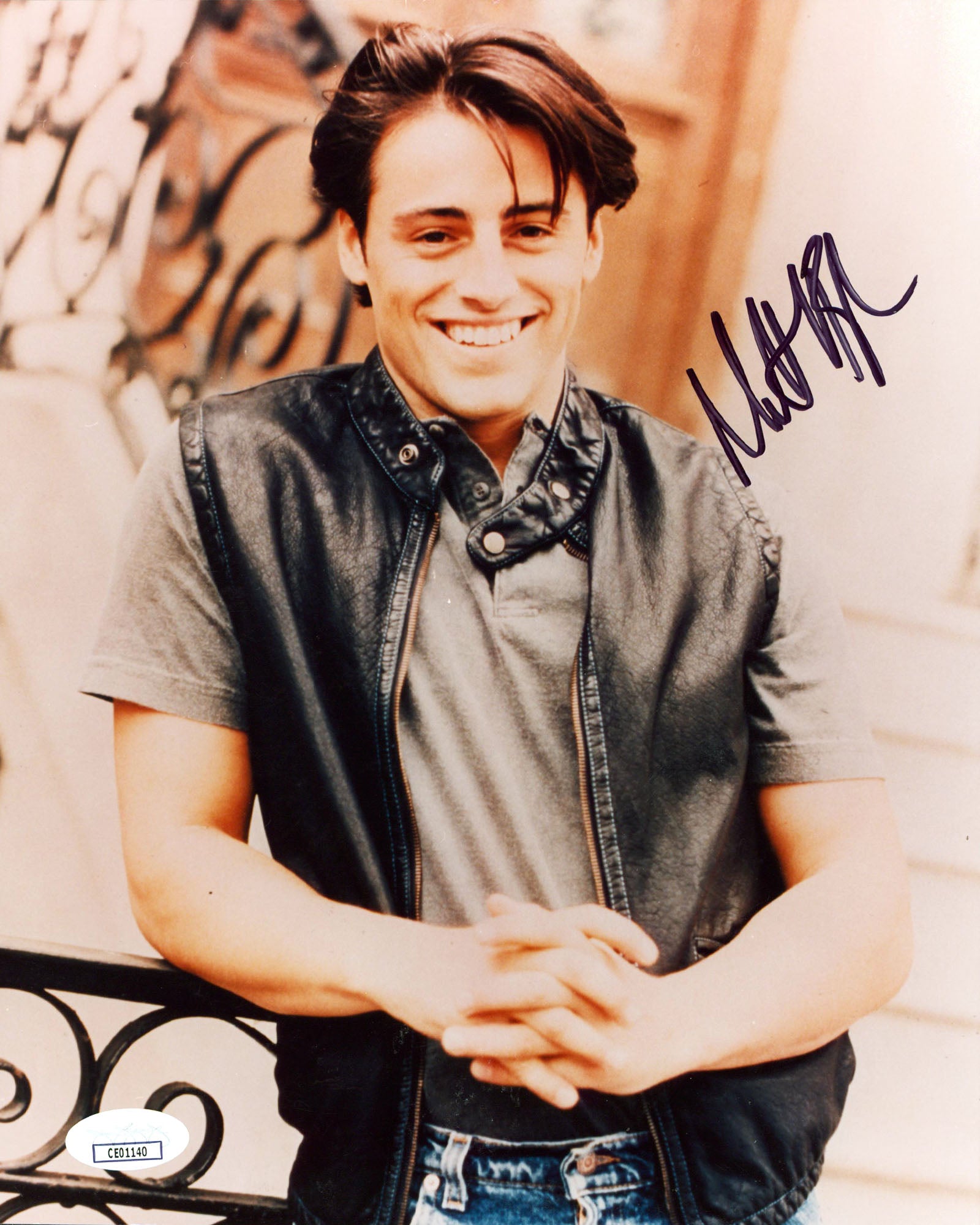 Matt LeBlanc Friends Authentic Signed 8x10 Vertical Photo JSA #CE01140