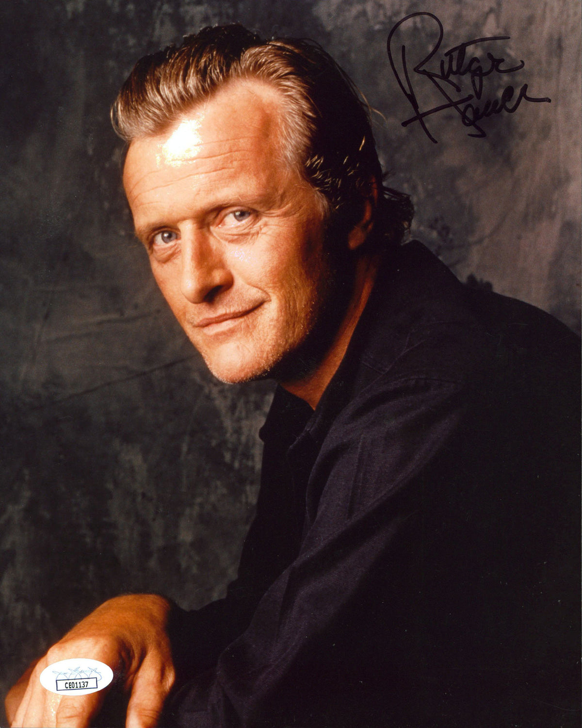 Rutger Hauer Blade Runner Authentic Signed 8x10 Vertical Photo JSA #CE01137
