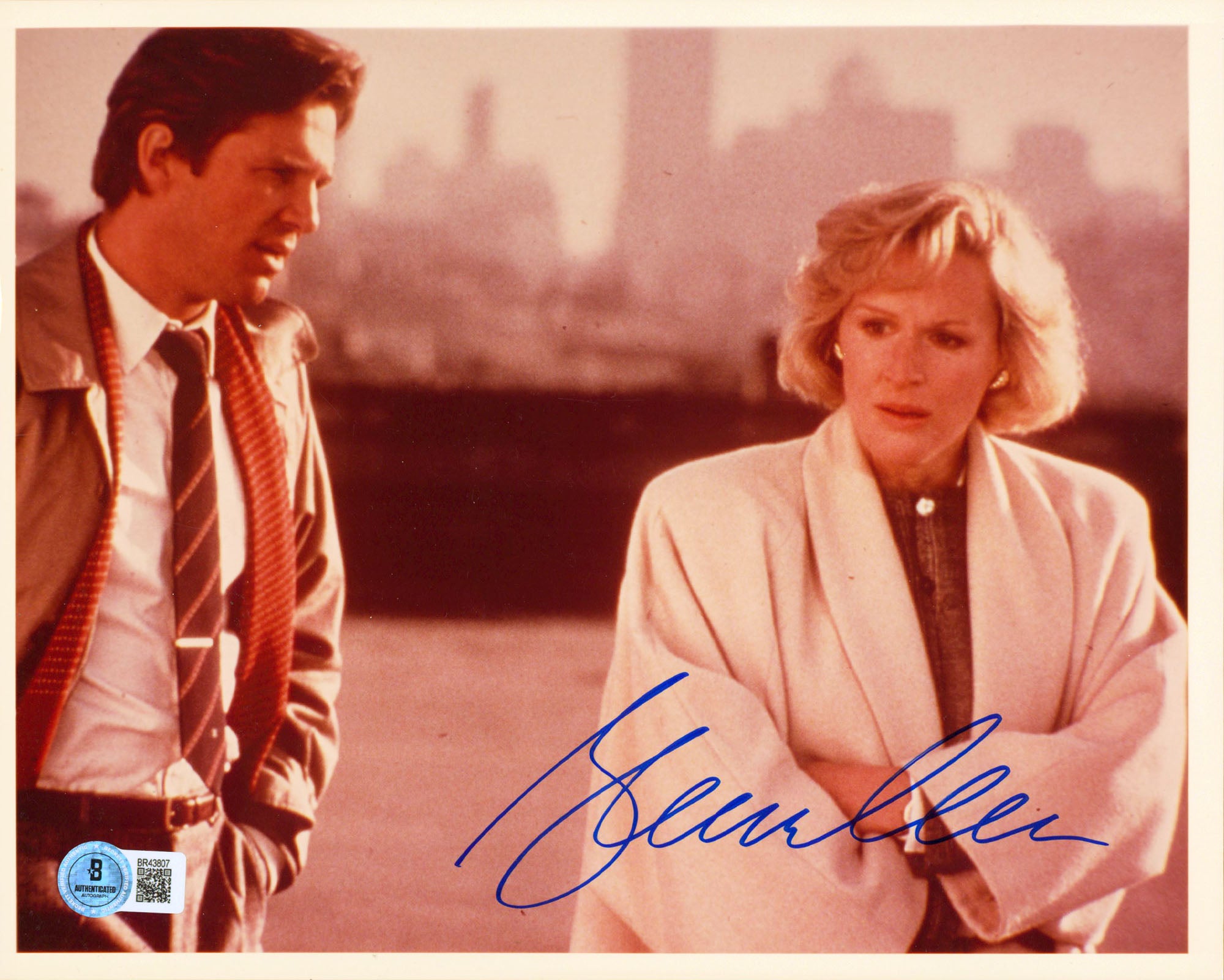 Glenn Close Fatal Attraction Authentic Signed 8x10 Horizontal Photo BAS #BR43807