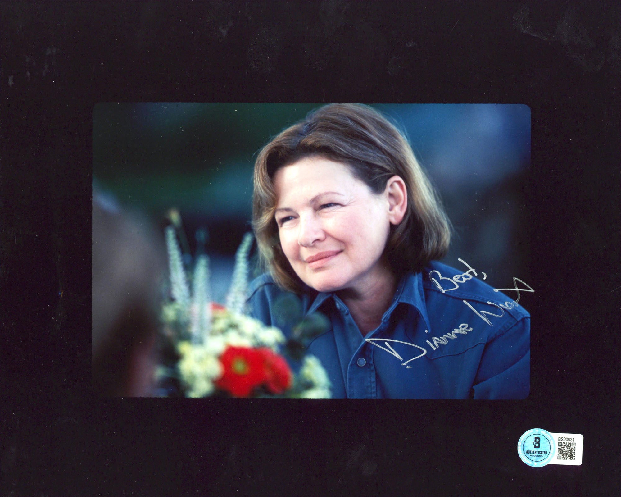 Dianne Wiest The Horse Whisperer "Best" Authentic Signed 8x10 Photo BAS #BS20931