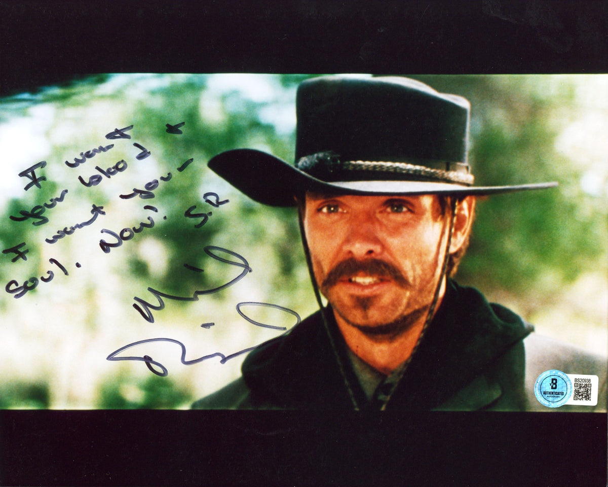 Michael Biehn Tombstone "I Want Your Blood & I.." Signed 8x10 Photo BAS #BS20938