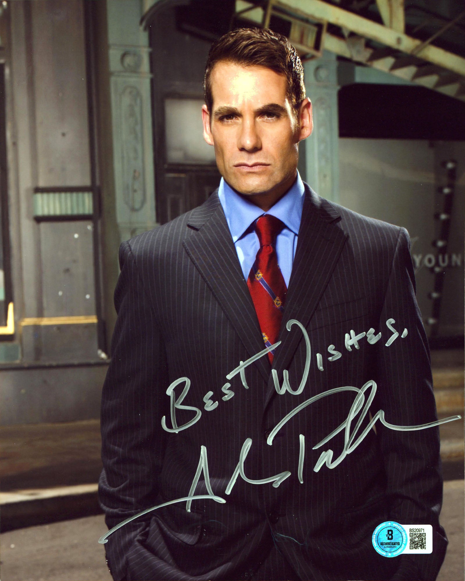 Adrian Pasdar Heroes "Best Wishes" Authentic Signed 8x10 Photo BAS #BS20971