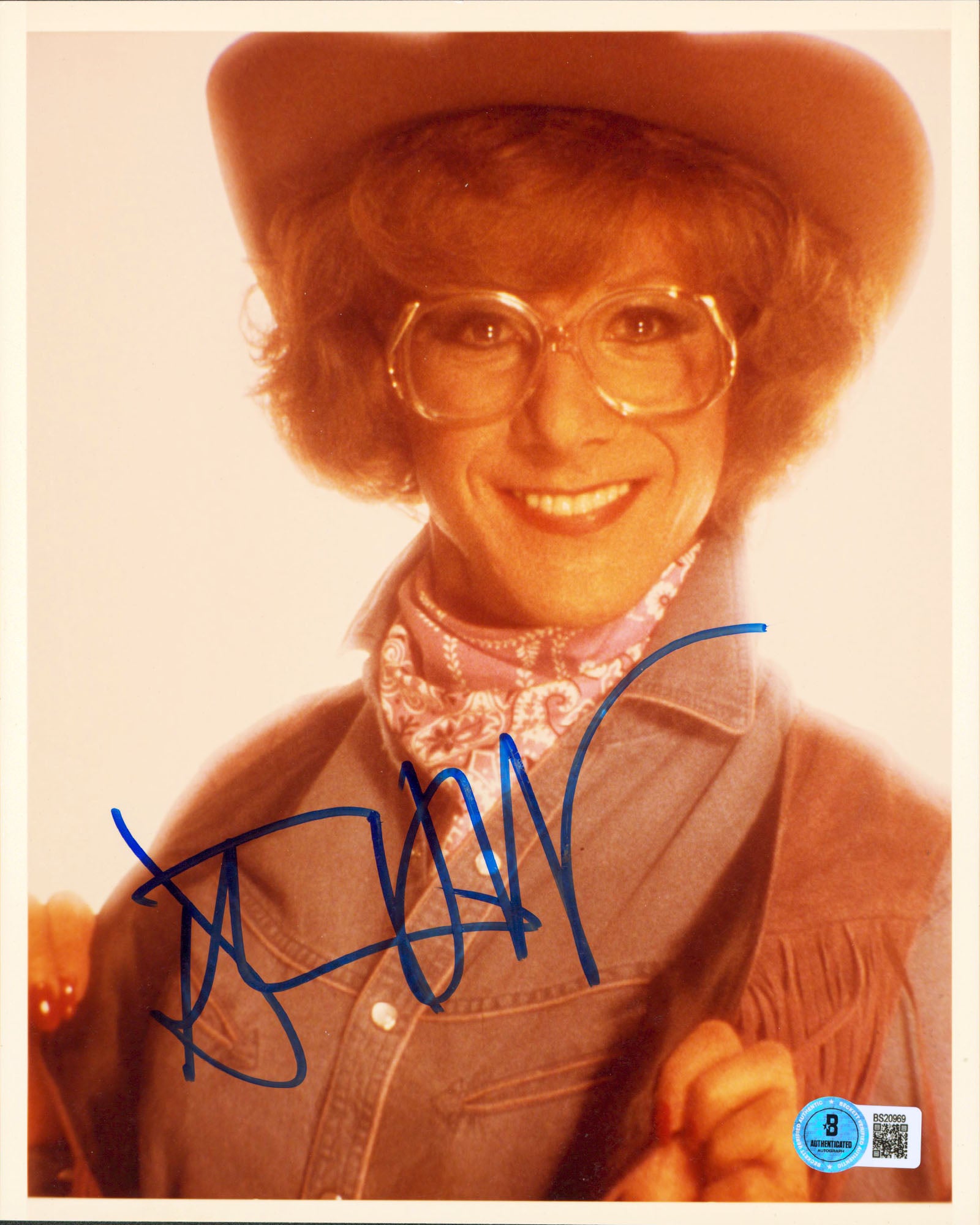 Dustin Hoffman Tootsie Authentic Signed 8x10 Vertical Photo BAS #BS20969