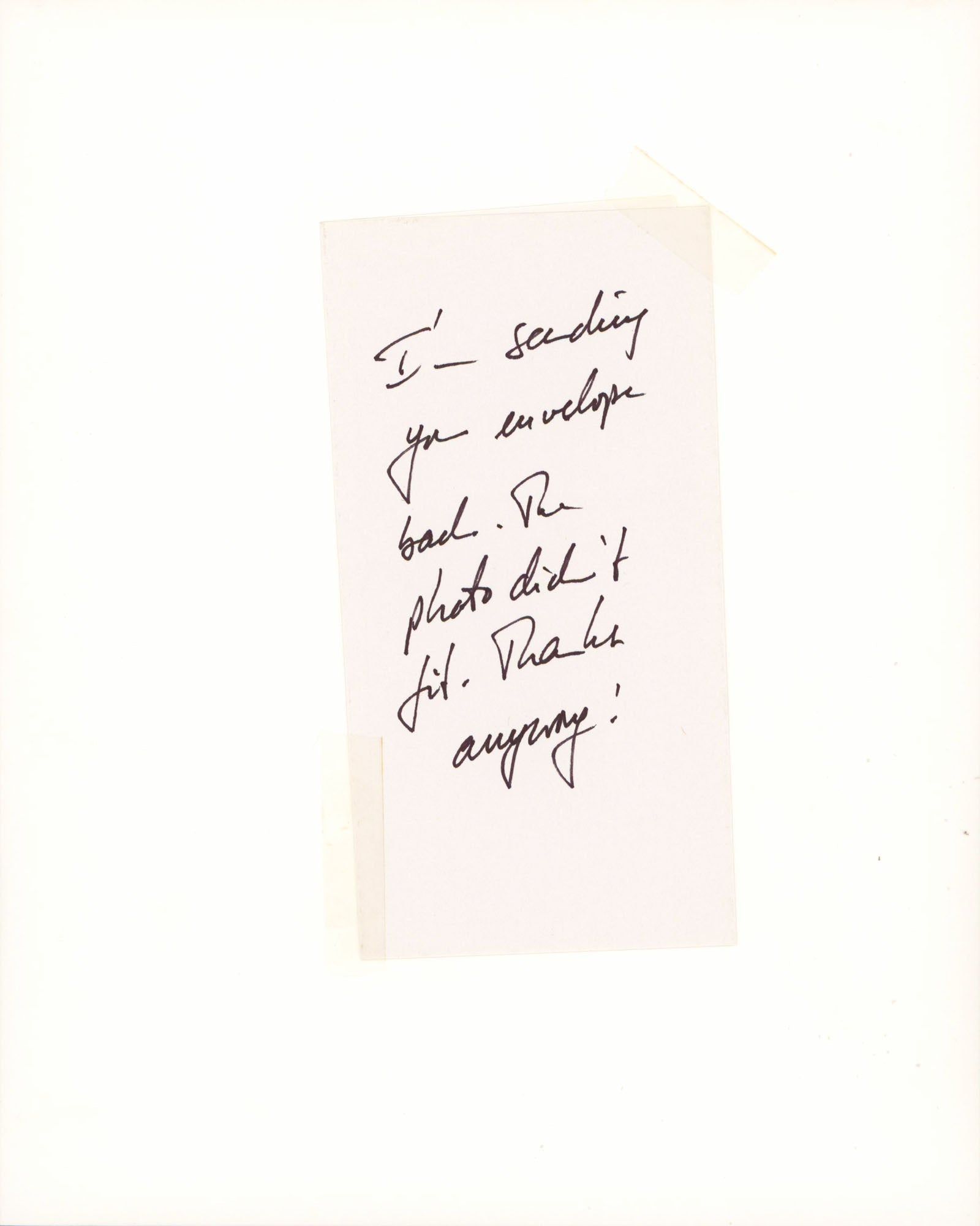 Peter Hermann Twin Peaks "Thanks For.." Authentic Signed 8x10 Photo BAS #BS20966