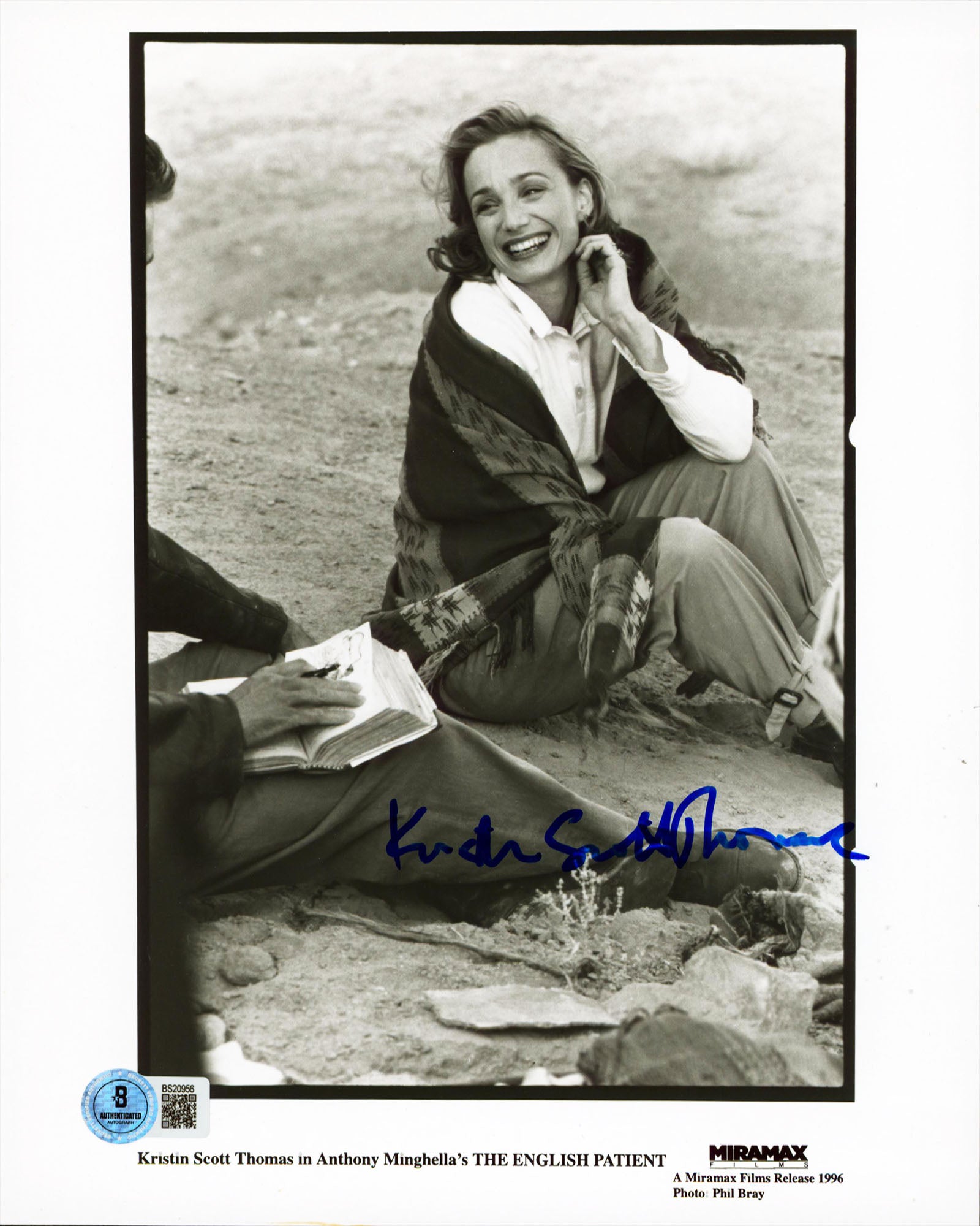 Kristin Scott Thomas The English Patient Authentic Signed 8x10 Photo BAS#BS20956