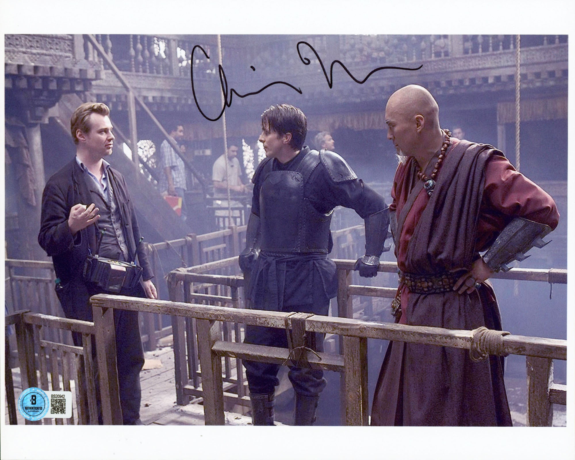 Christopher Nolan Batman Begins Authentic Signed 8.5x11 Photo BAS #BS20942