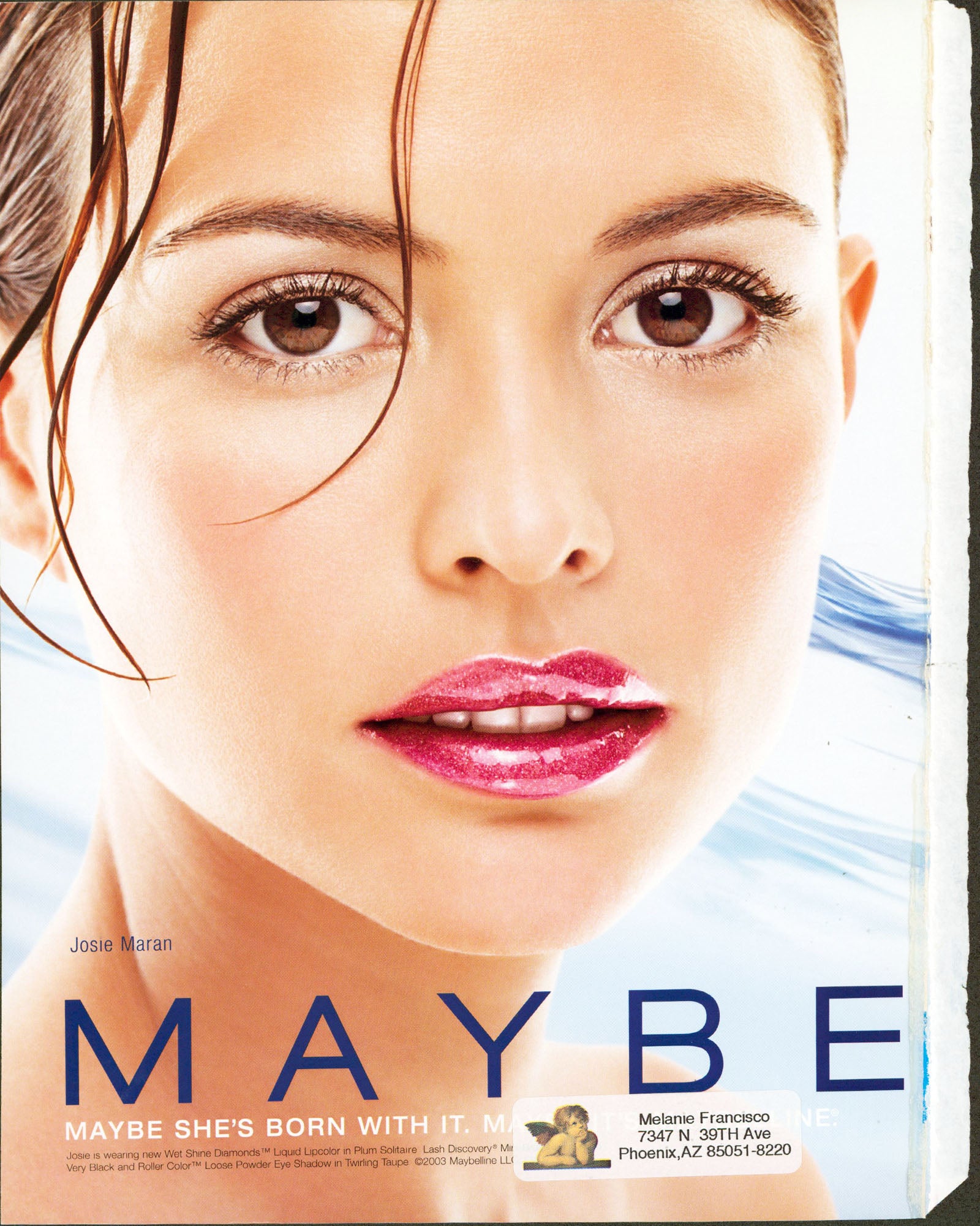 Kate Hudson Authentic Signed Cosmopolitan Magazine Cover March 2003 BAS #BR43990