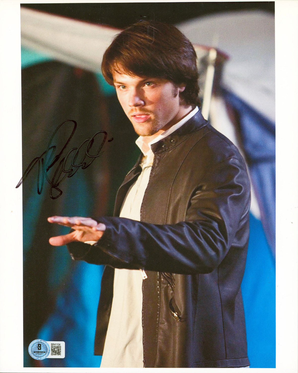 Jared Padalecki House Of Wax Authentic Signed 8.5x11 Vertical Photo BAS #BR41104
