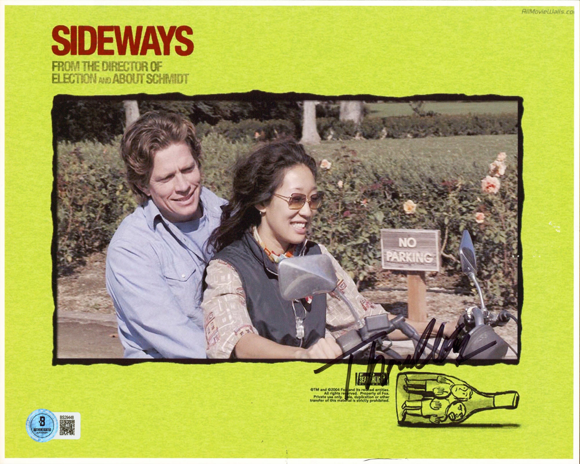 Thomas Haden Church Sideways Authentic Signed 8.5x11 Photo BAS #BS29448