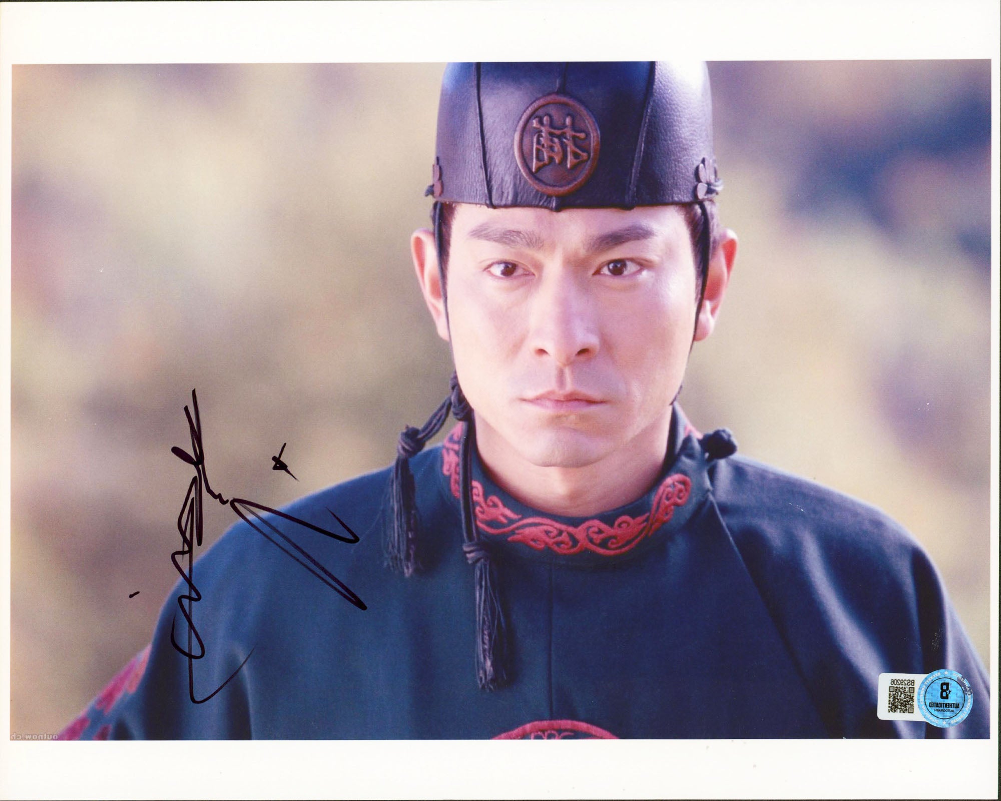 Andy Lau Internal Affairs Authentic Signed 8.5x11 Horizontal Photo BAS #BS29206