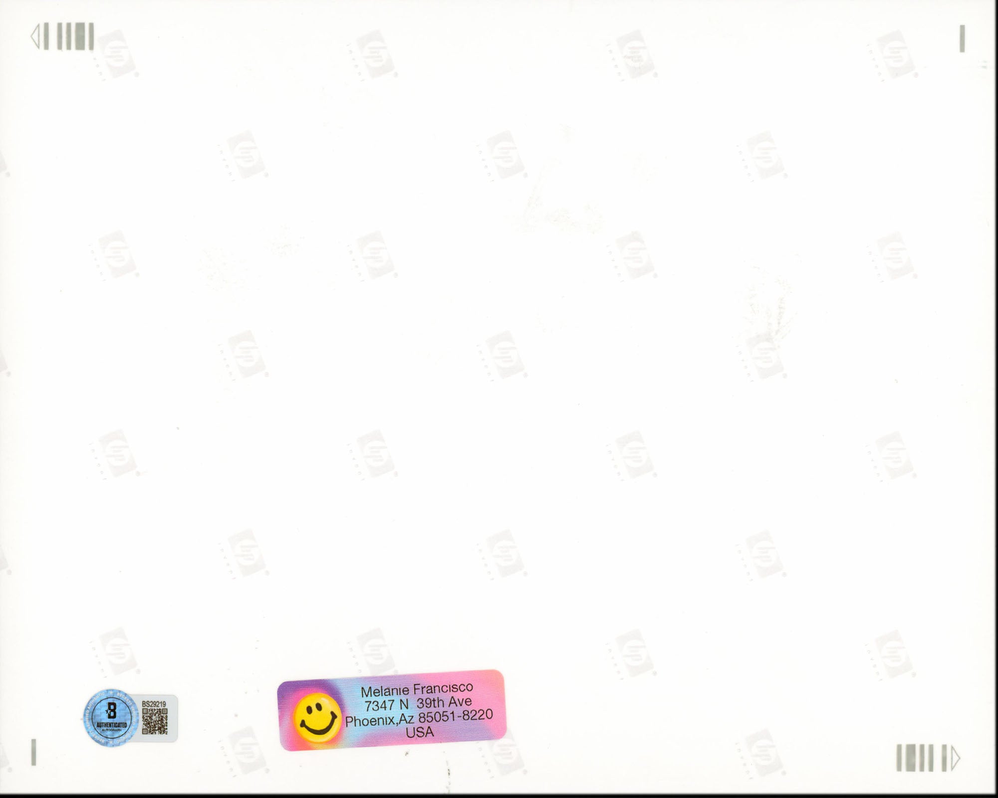 Hiroyuki Sanada The Promise "To Melanie" Signed 8.5x11 Photo BAS #BS29219