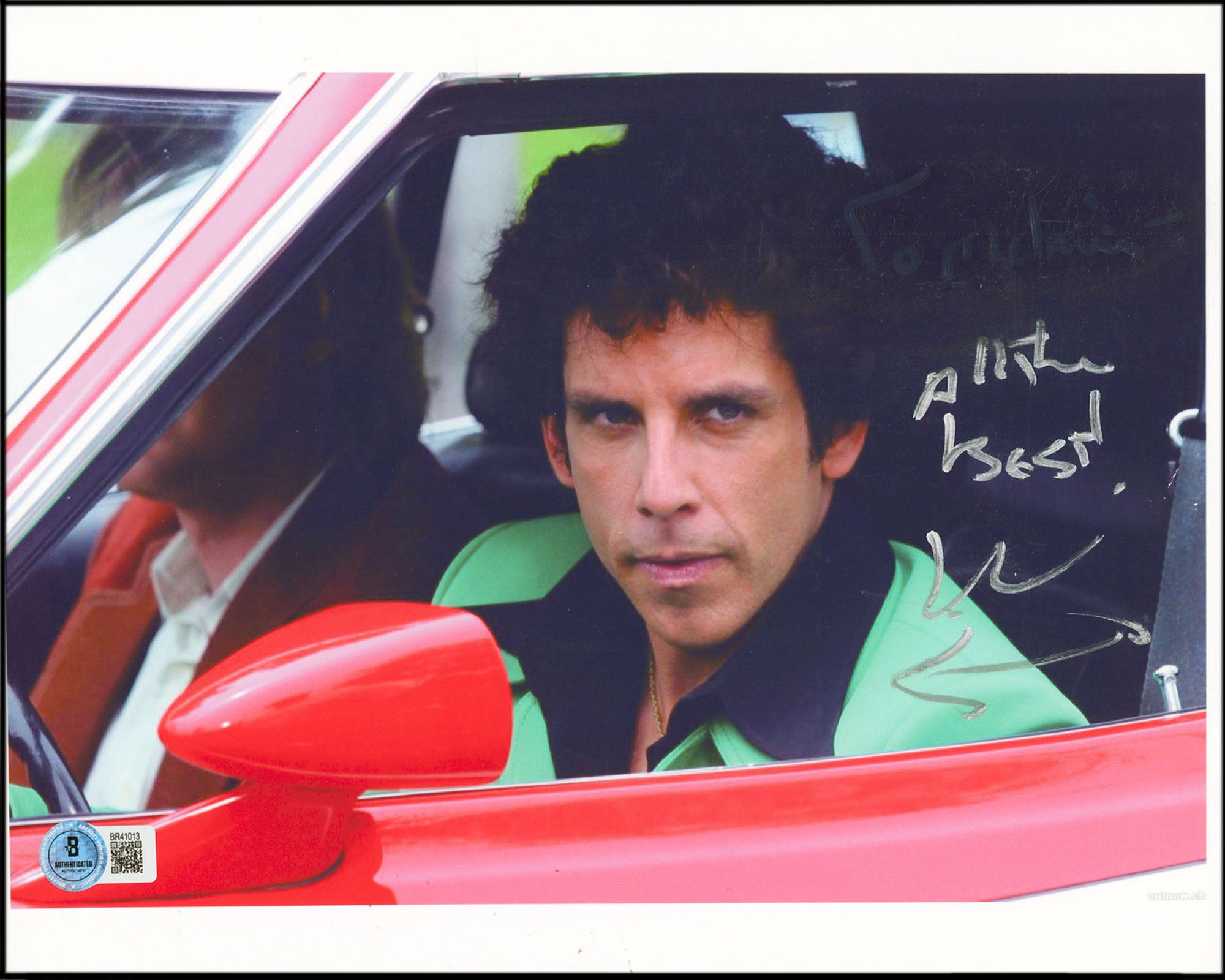 Ben Stiller Starsky & Hutch "All The Best" Signed 8.5x11 Photo BAS #BR41013