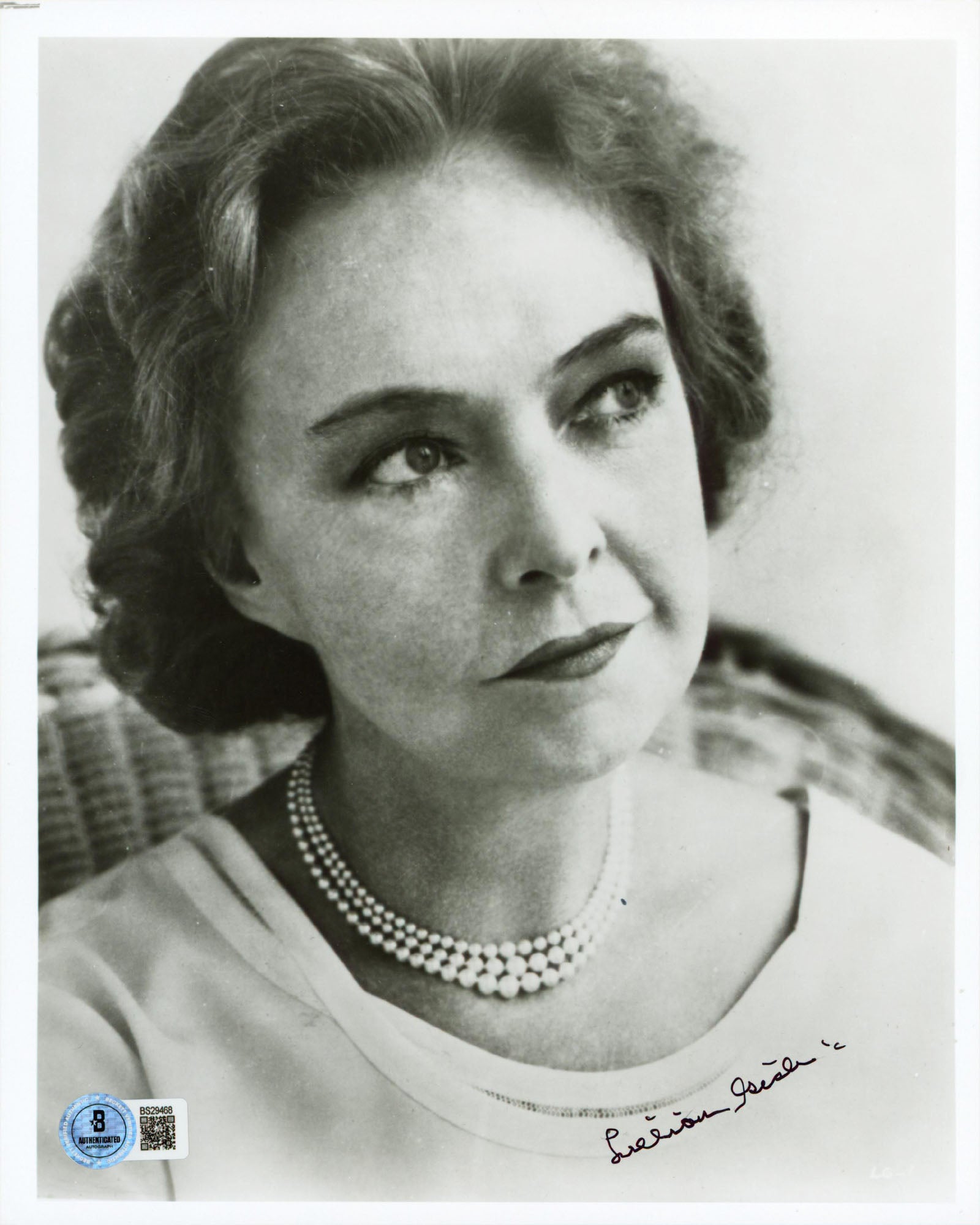 Lillian Gish The Night of the Hunter Authentic Signed 8x10 Photo BAS #BS29468