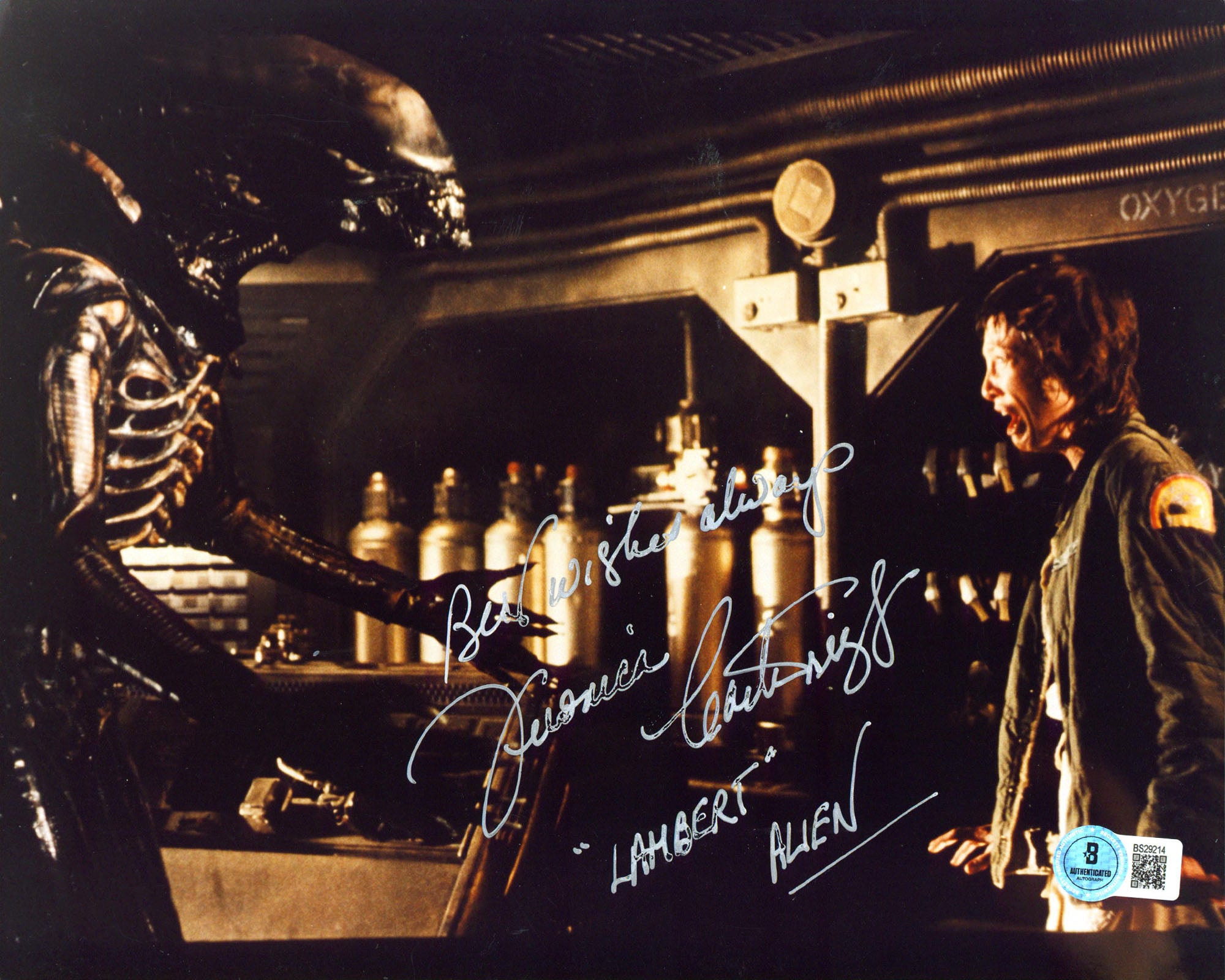 Veronica Cartwright Alien "Best Wishes Always Lambert" Signed 8x10 Photo BAS