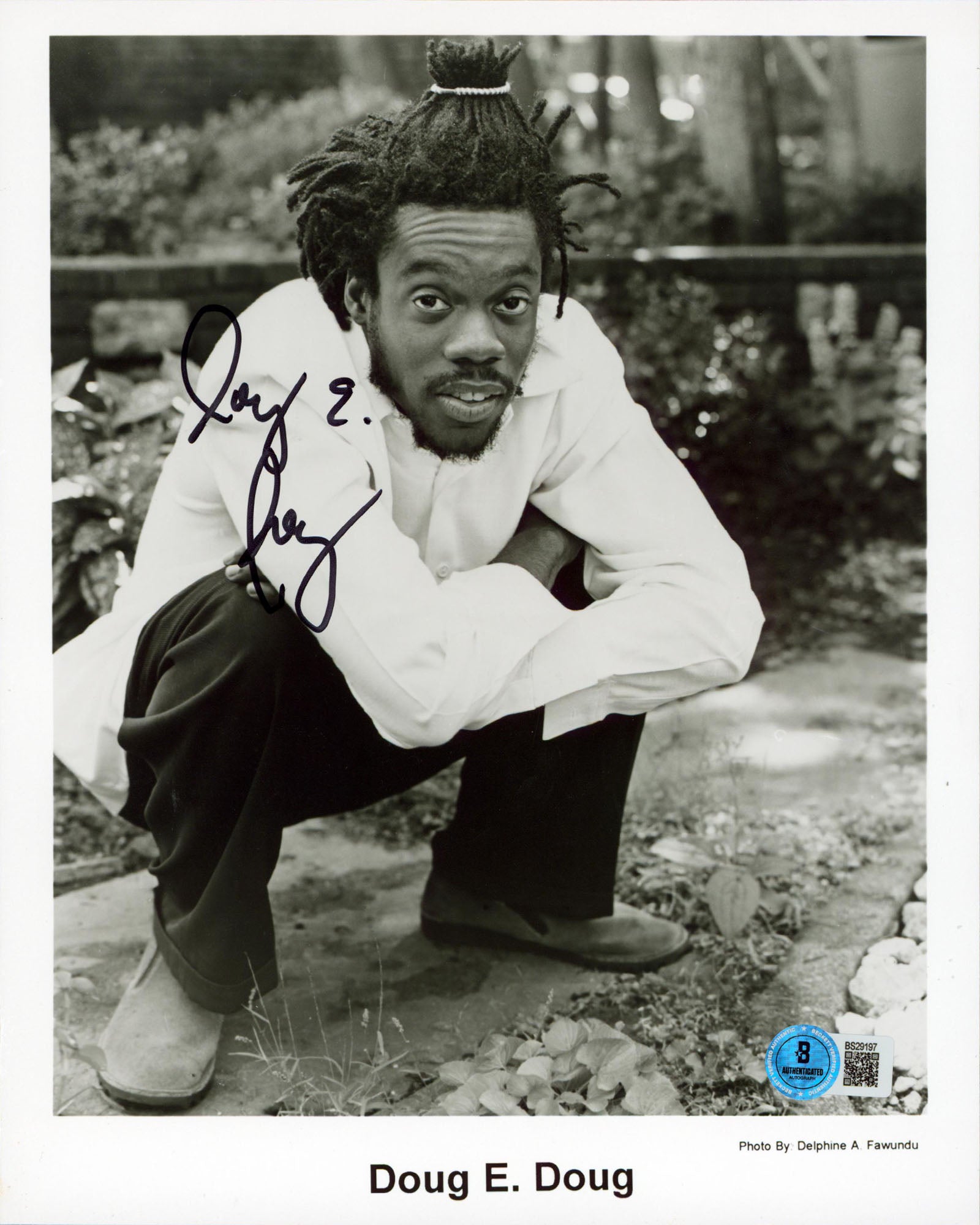 Doug E. Doug Cool Runnings Authentic Signed 8x10 Vertical Photo BAS #BS29197