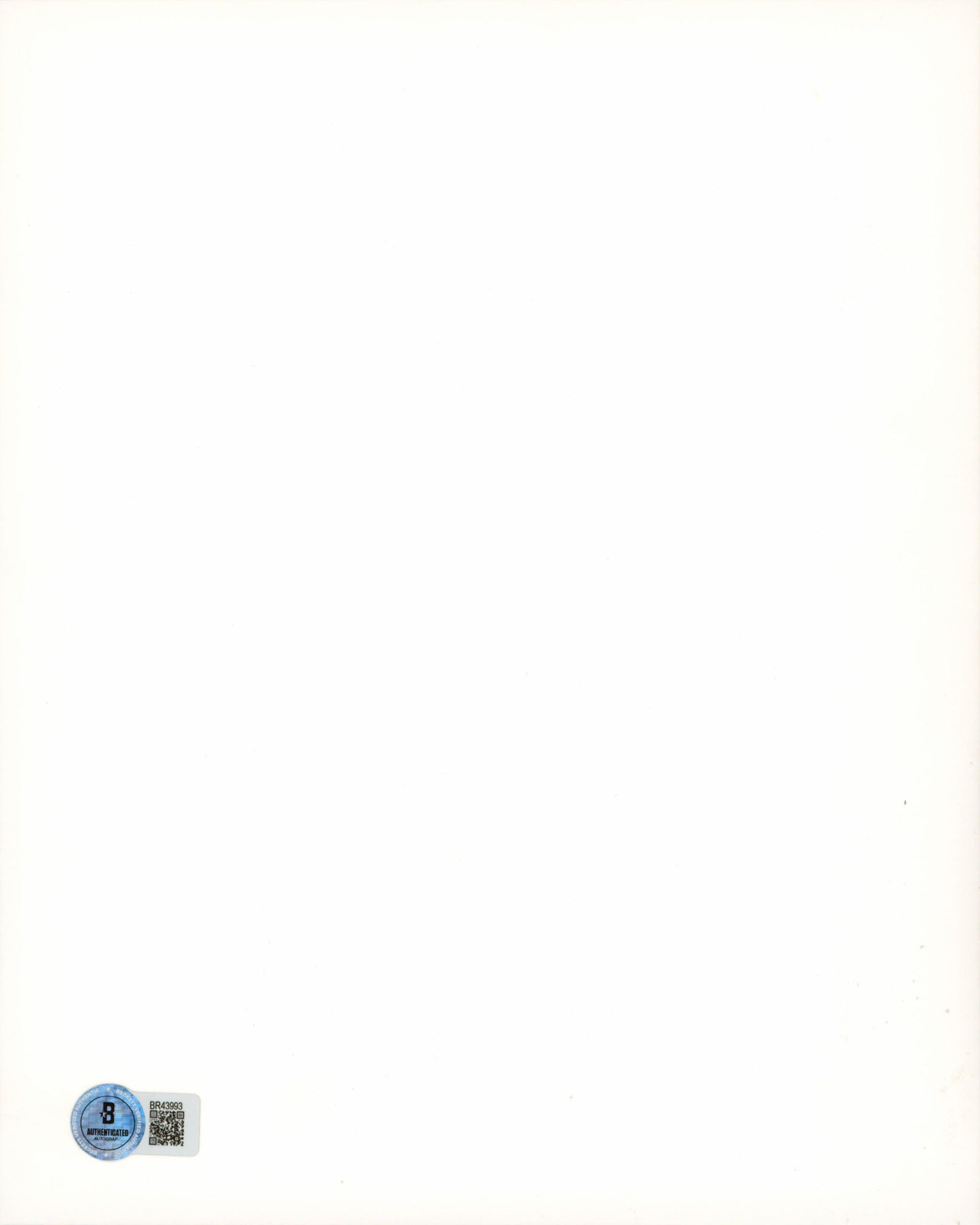 Catherine Zeta-Jones Entrapment Authentic Signed 8x10 Vertical Photo BAS#BR43993