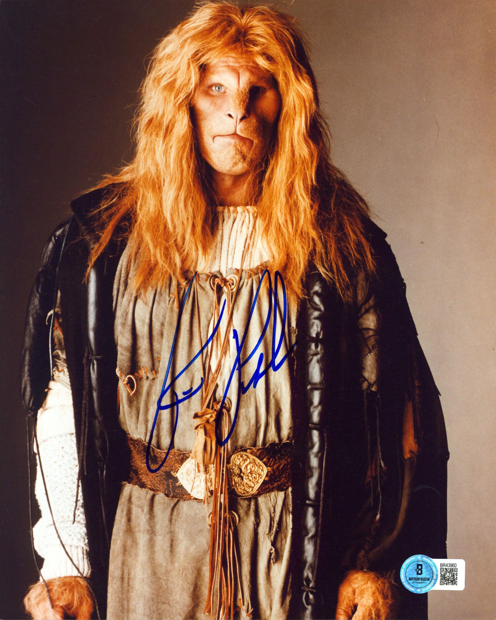 Ron Perlman Beauty and the Beast Authentic Signed 8x10 Photo BAS #BR43960