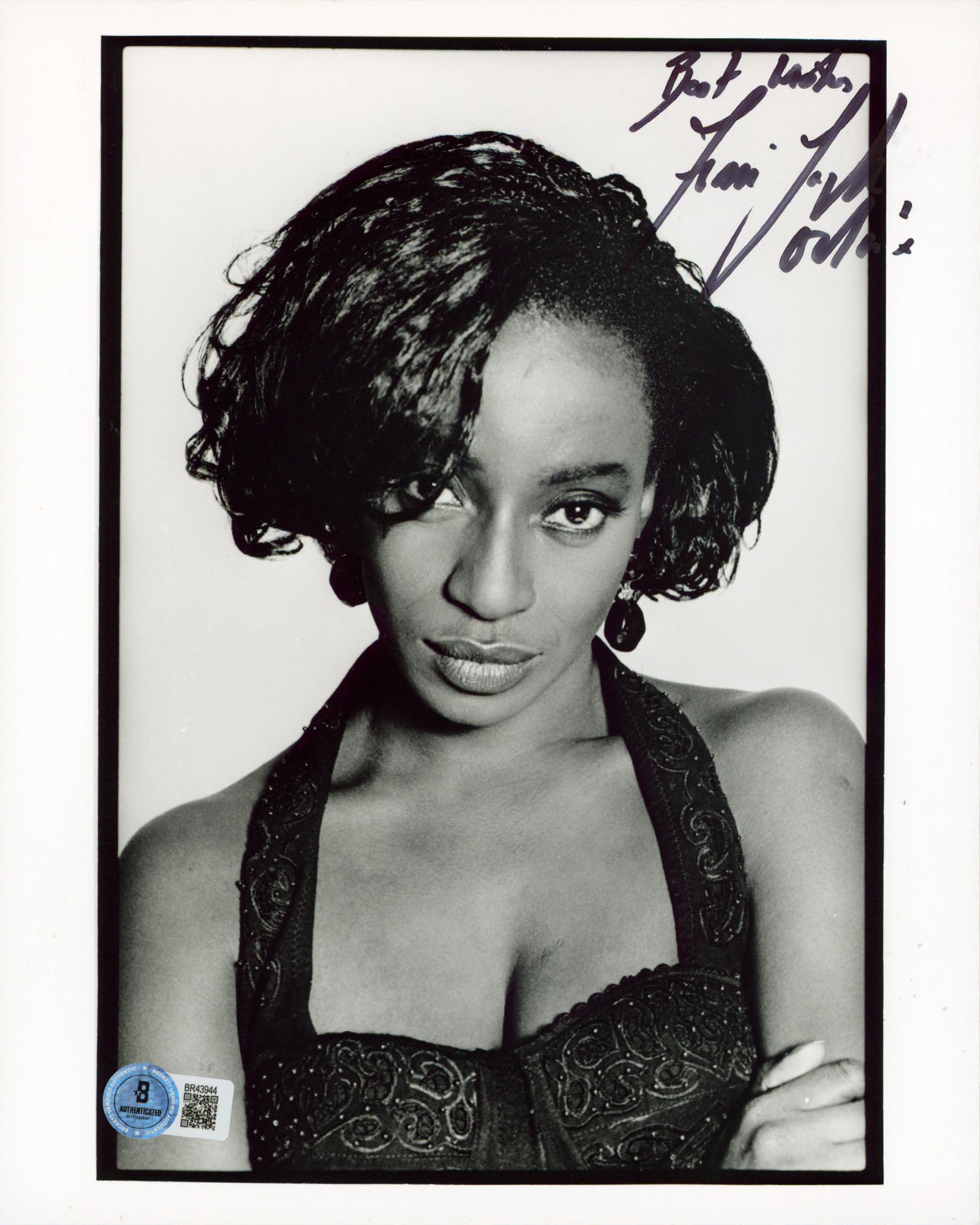 Femi Taylor Star Wars "Best Wishes Oola" Authentic Signed 8x10 Photo BAS#BR43944