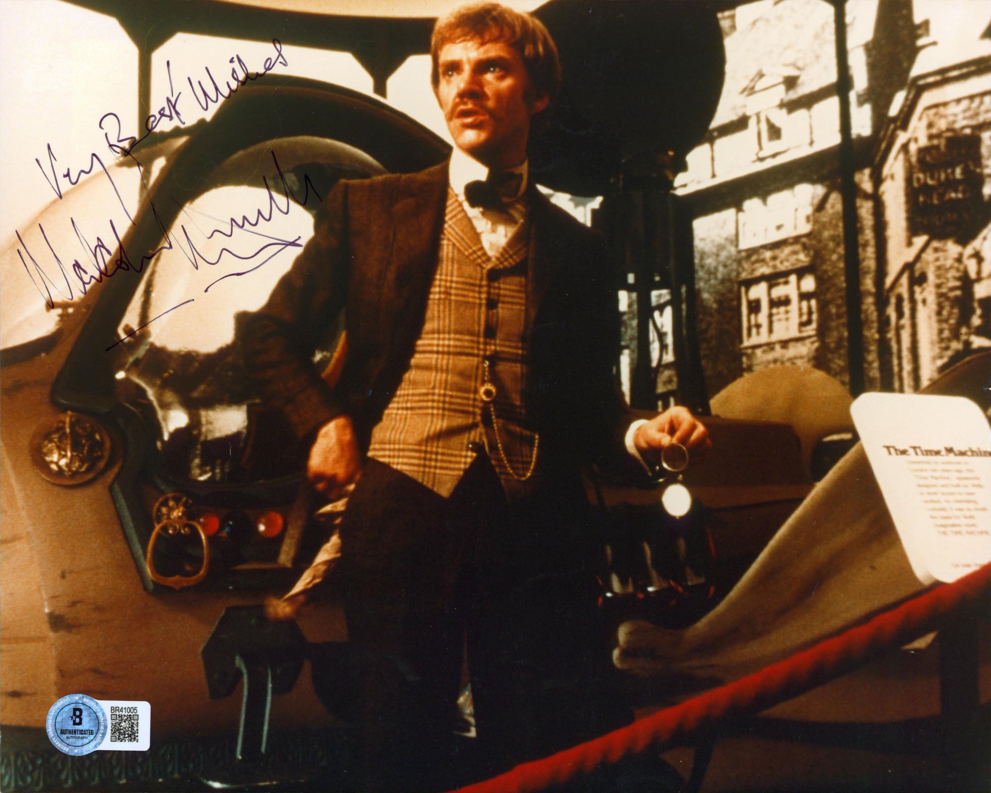 Nicholas Meyer Time After Time "Very Best Wishes" Signed 8x10 Photo BAS #BR41005