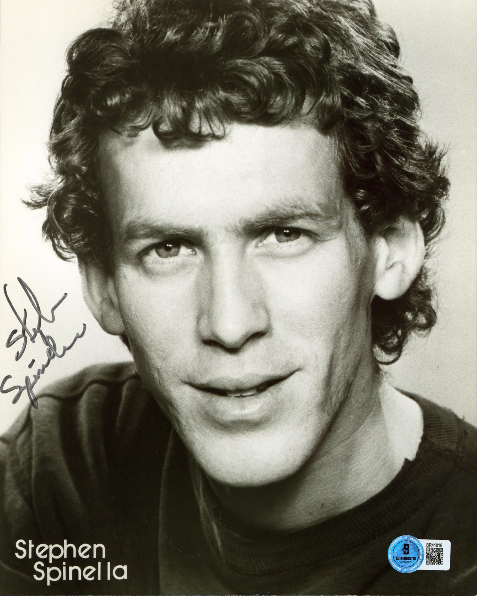 Stephen Spinella Rubber Authentic Signed 8x10 Vertical Photo BAS #BR41018