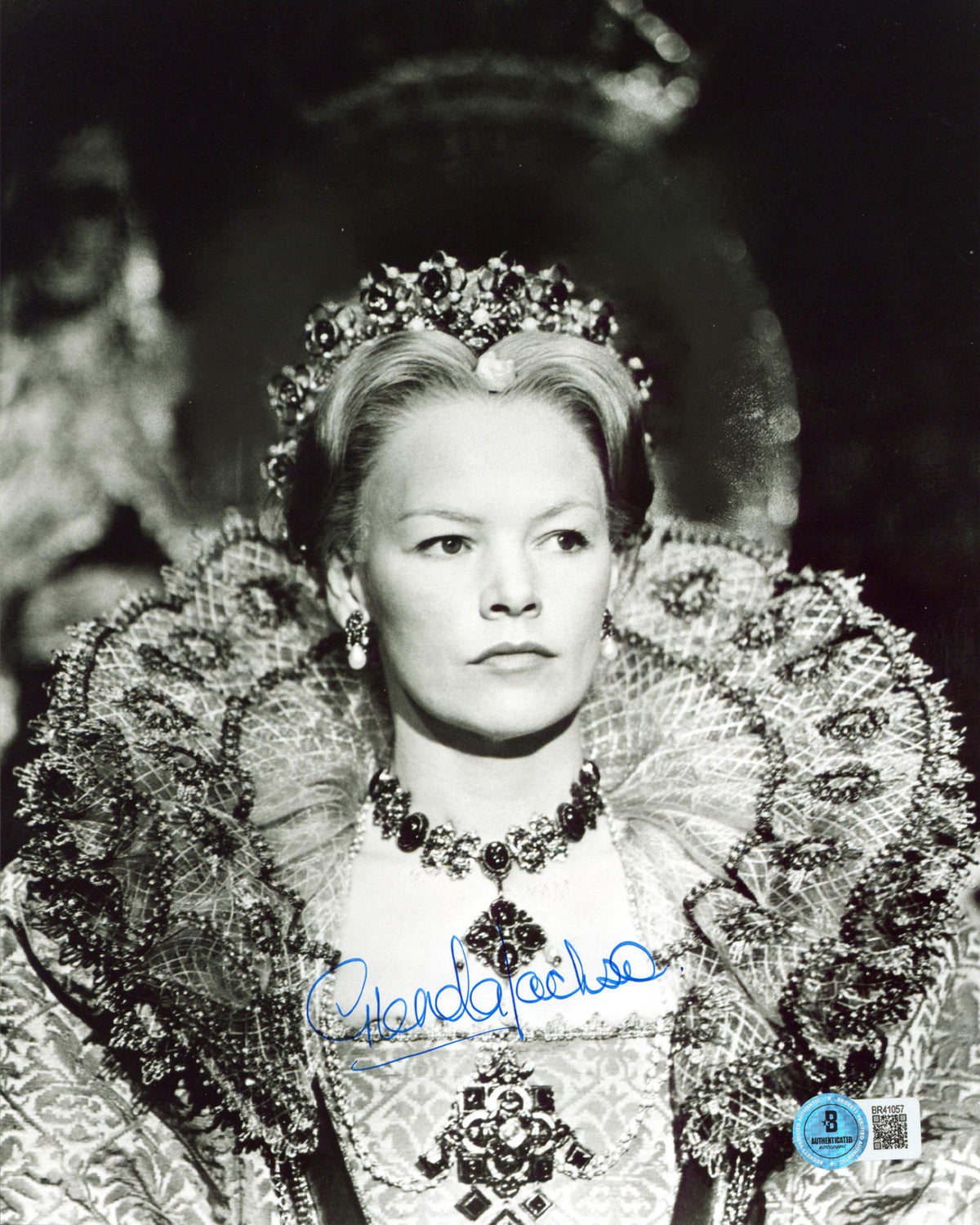 Glenda Jackson Mary, Queen of Scots Authentic Signed 8x10 Photo BAS #BR41057