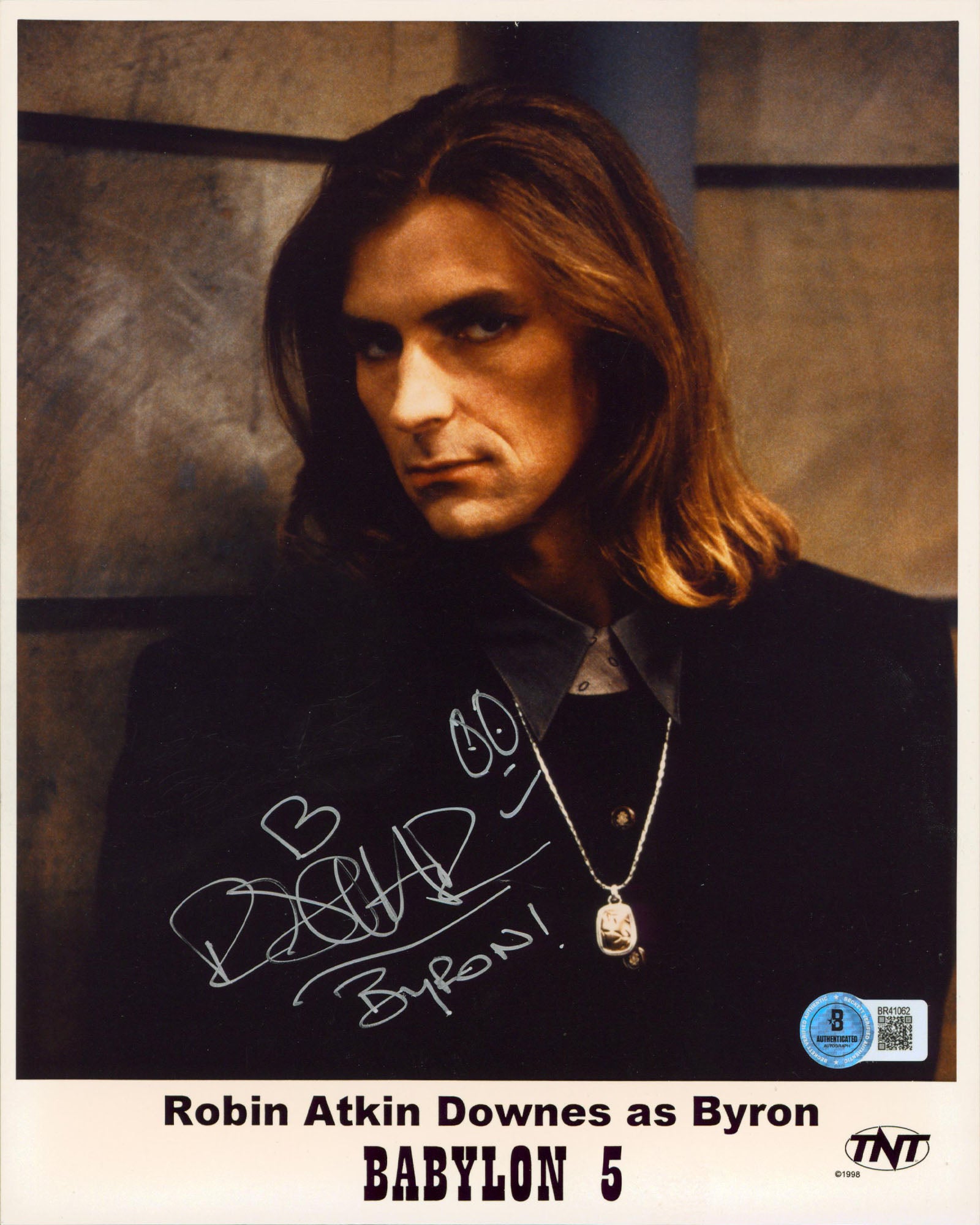 Robin Arkin Downes Babylon 5 "Byron" Authentic Signed 8x10 Photo BAS #BR41062