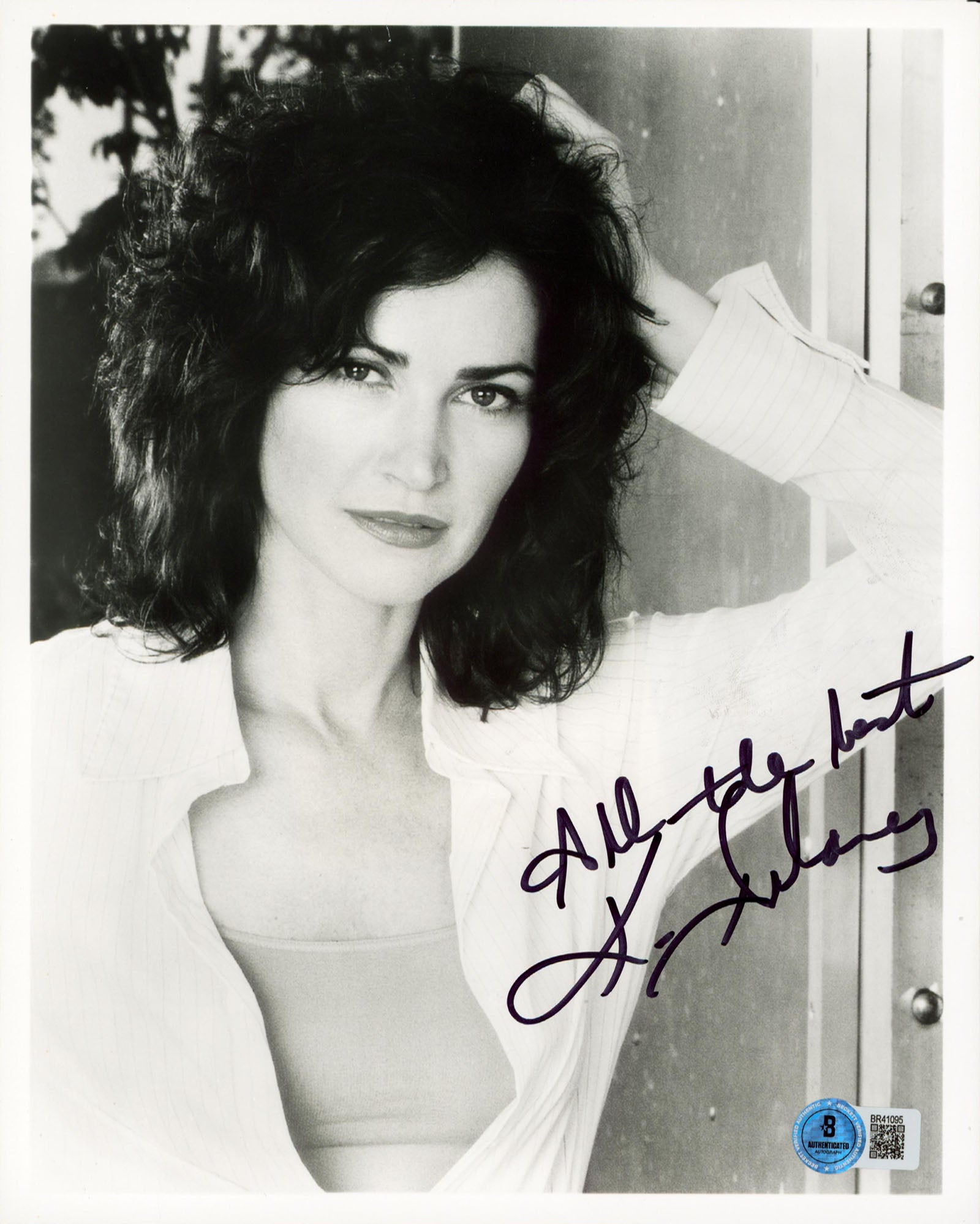 Kim Delaney NYPD Blue "All The Best" Authentic Signed 8x10 Photo BAS #BR41095
