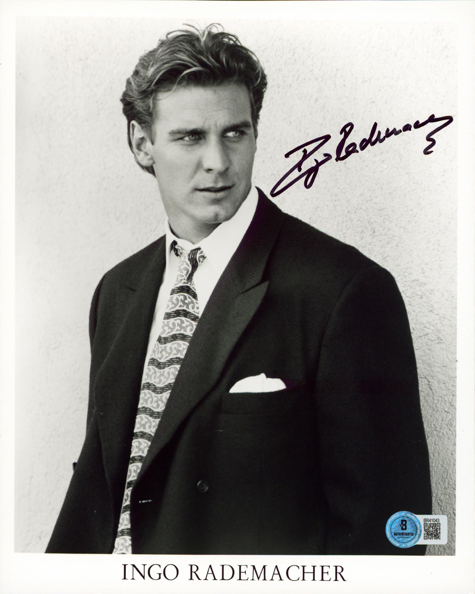 Ingo Rademacher General Hospital Authentic Signed 8x10 Photo BAS #BR41043