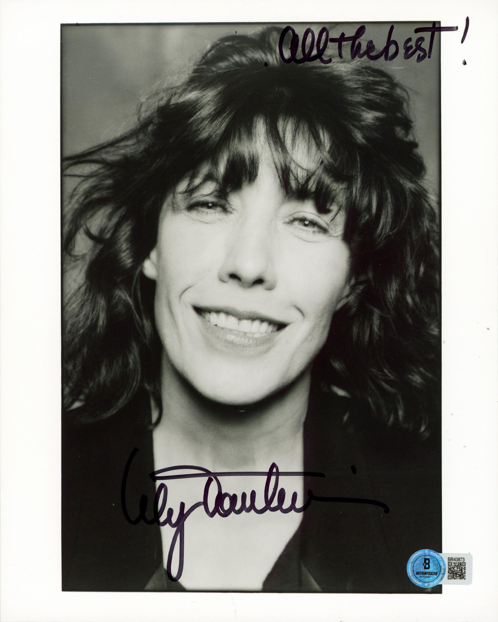 Lily Tomlin 9 to 5 "All The Best!" Authentic Signed 8x10 Photo BAS #BR43873