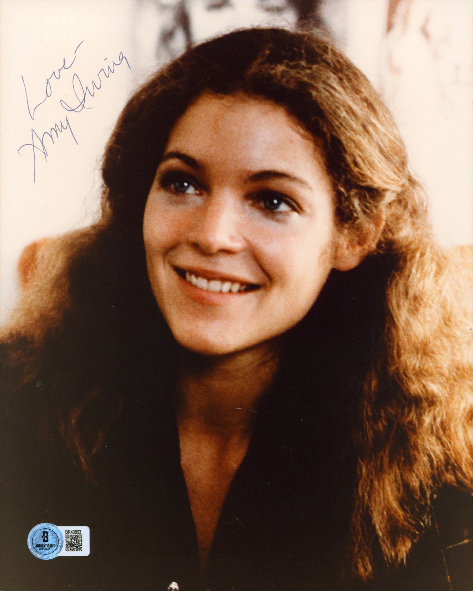 Amy Irving Carrie "Love" Authentic Signed 8x10 Vertical Photo BAS #BR43863