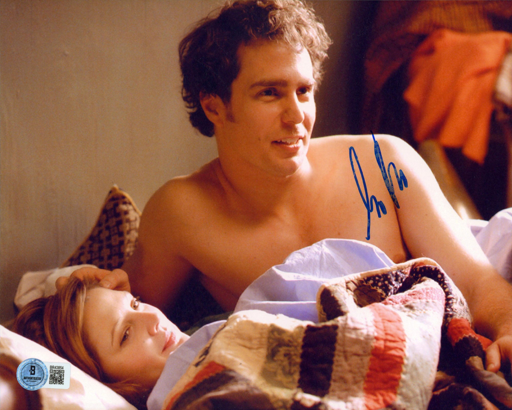 Sam Rockwell Confessions Of A Dangerous Mind Signed 8x10 Photo BAS #BR43854
