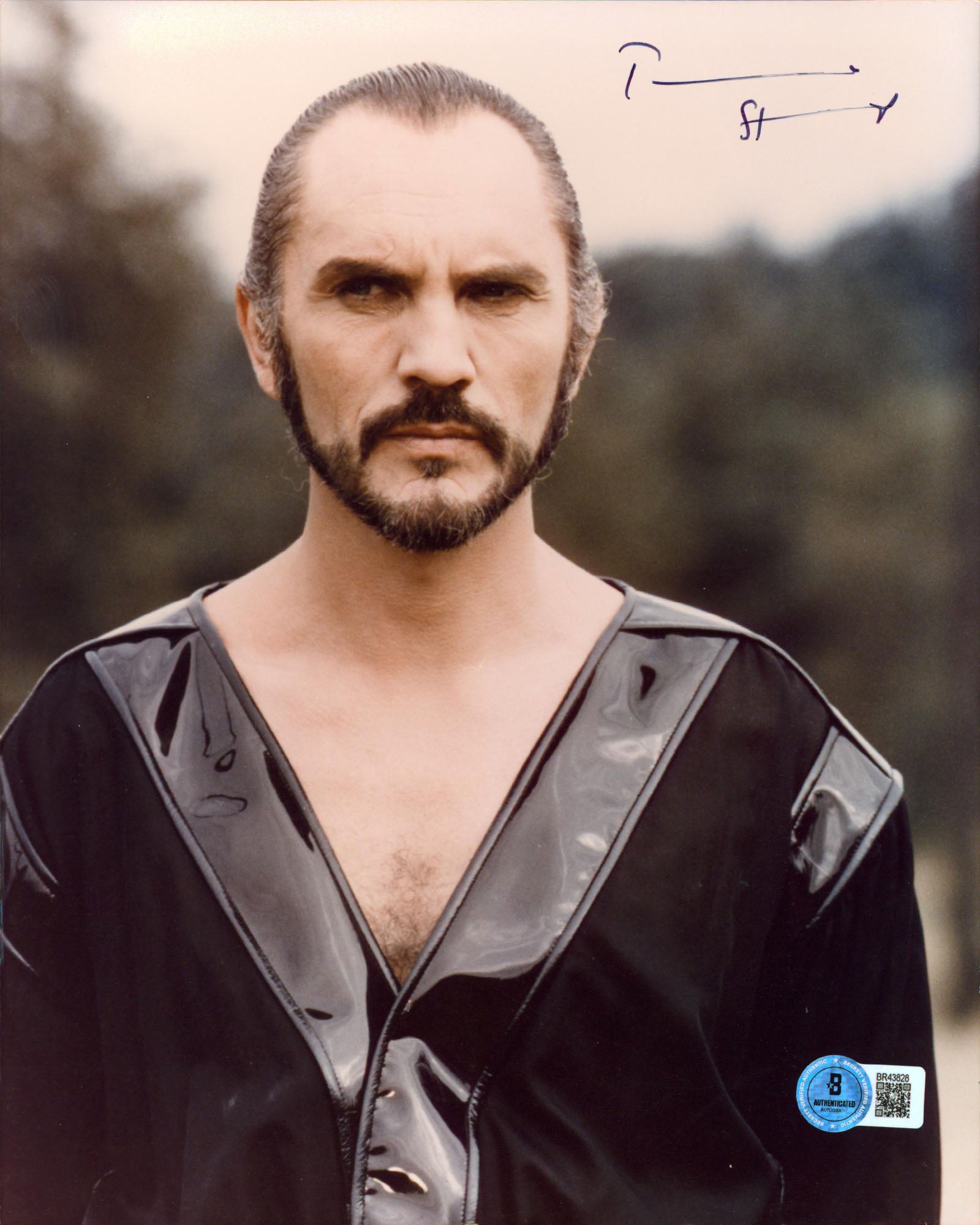 Terence Stamp General Zod Authentic Signed 8x10 Vertical Photo BAS #BR43828