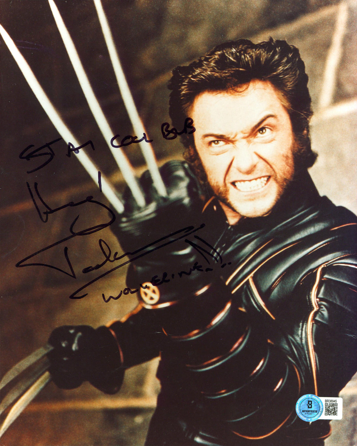 Hugh Jackman X-Men "Stay Cool Babe Wolverine!!" Signed 8x10 Photo BAS #BR38945