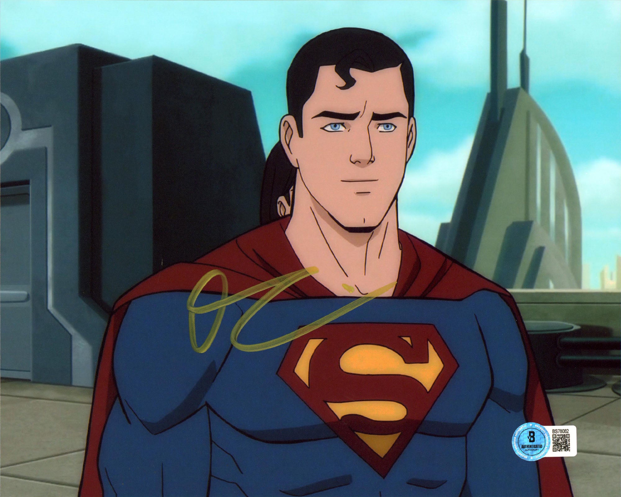 Darren Criss Superman: Man of Tomorrow Authentic Signed 8x10 Photo BAS #BS78082