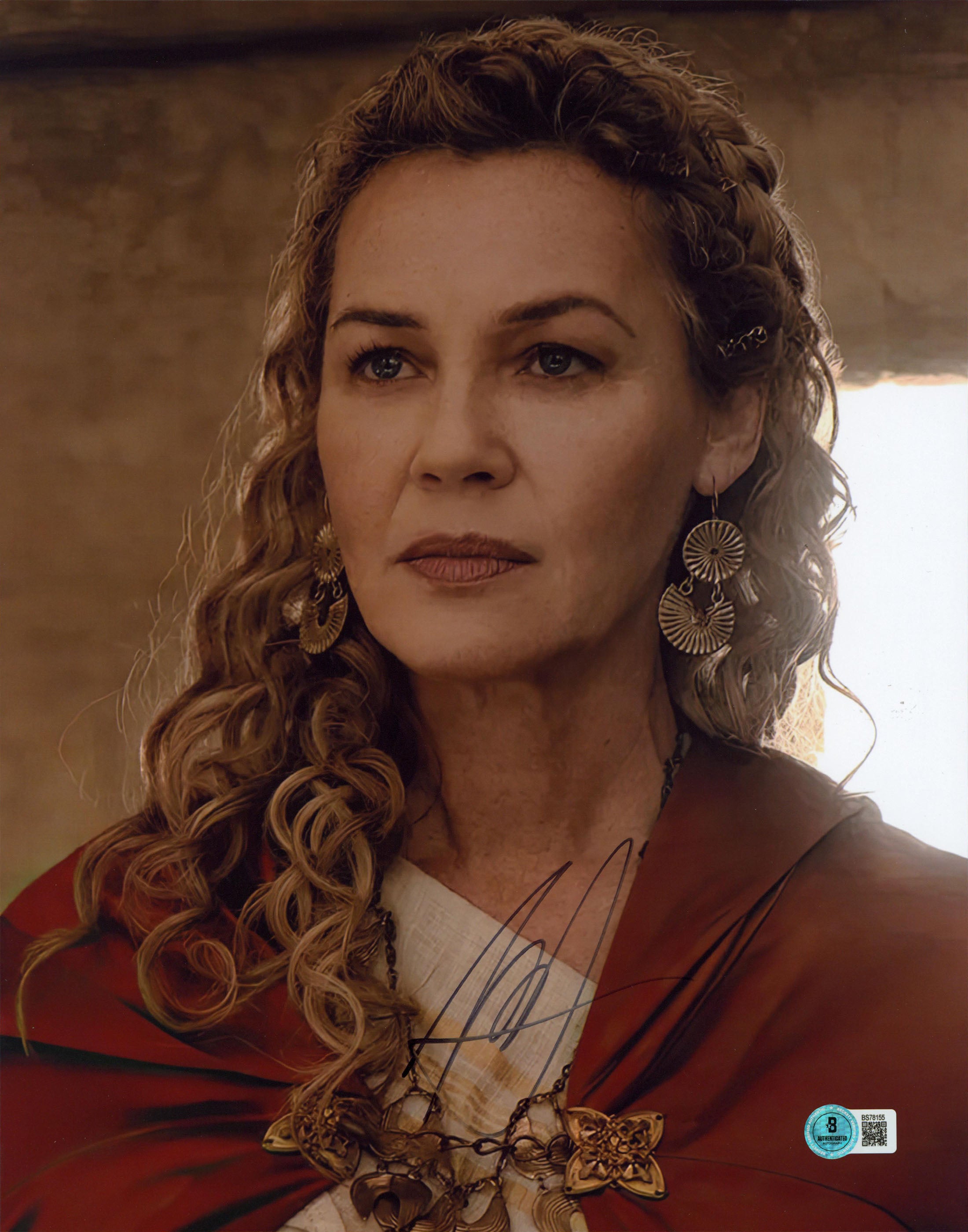 Connie Nielsen Gladiator Authentic Signed 11x14 Vertical Photo BAS #BS78155