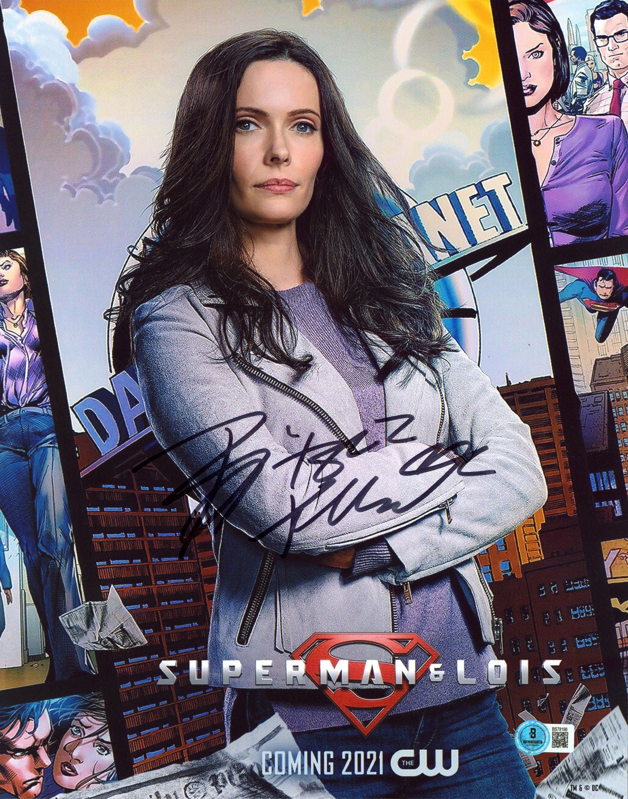 Bitsie Tulloc Superman & Lois Authentic Signed 11x14 Vertical Photo BAS #BS78198