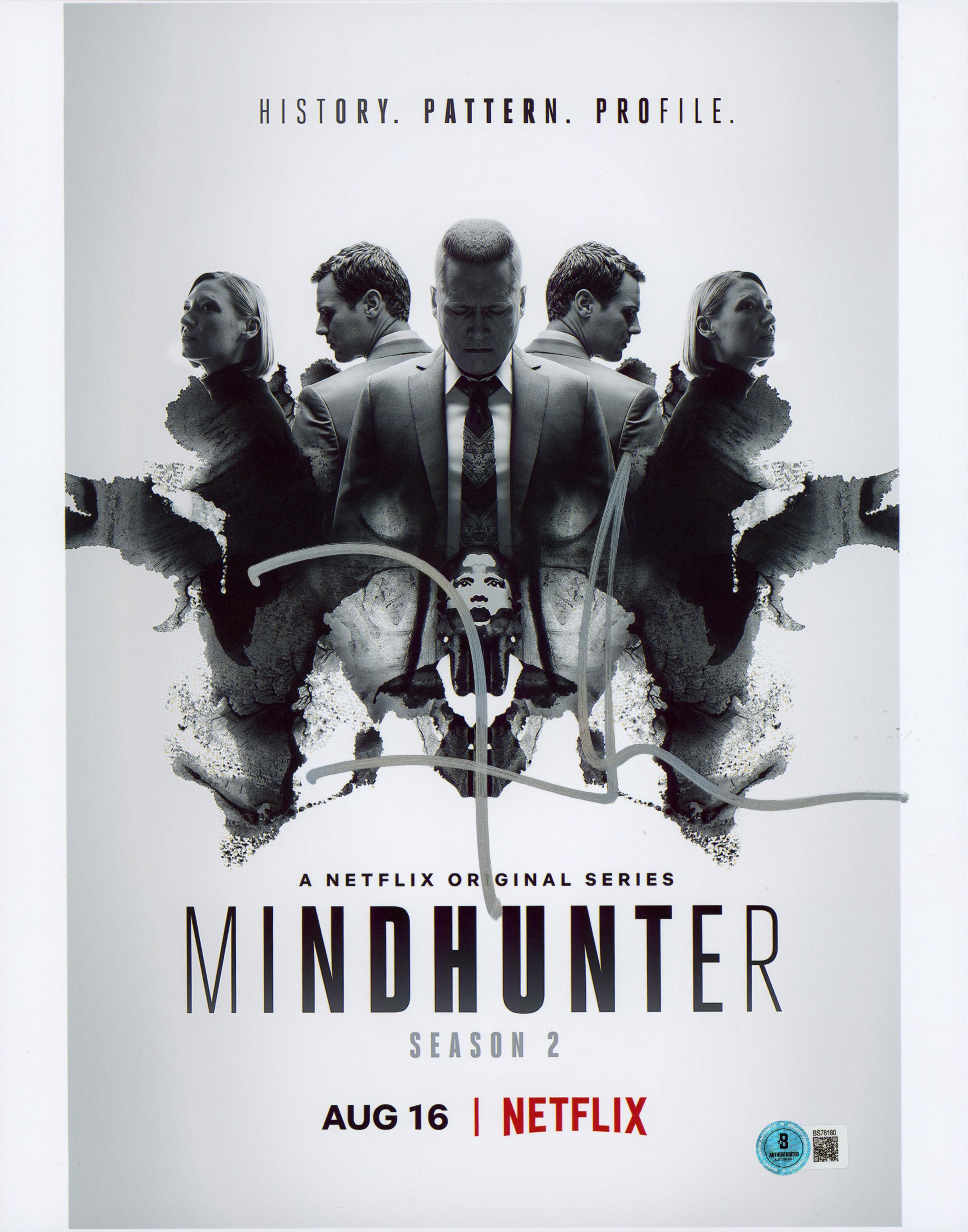 David Fincher Mindhunter Authentic Signed 11x14 Vertical Photo BAS #BS78180
