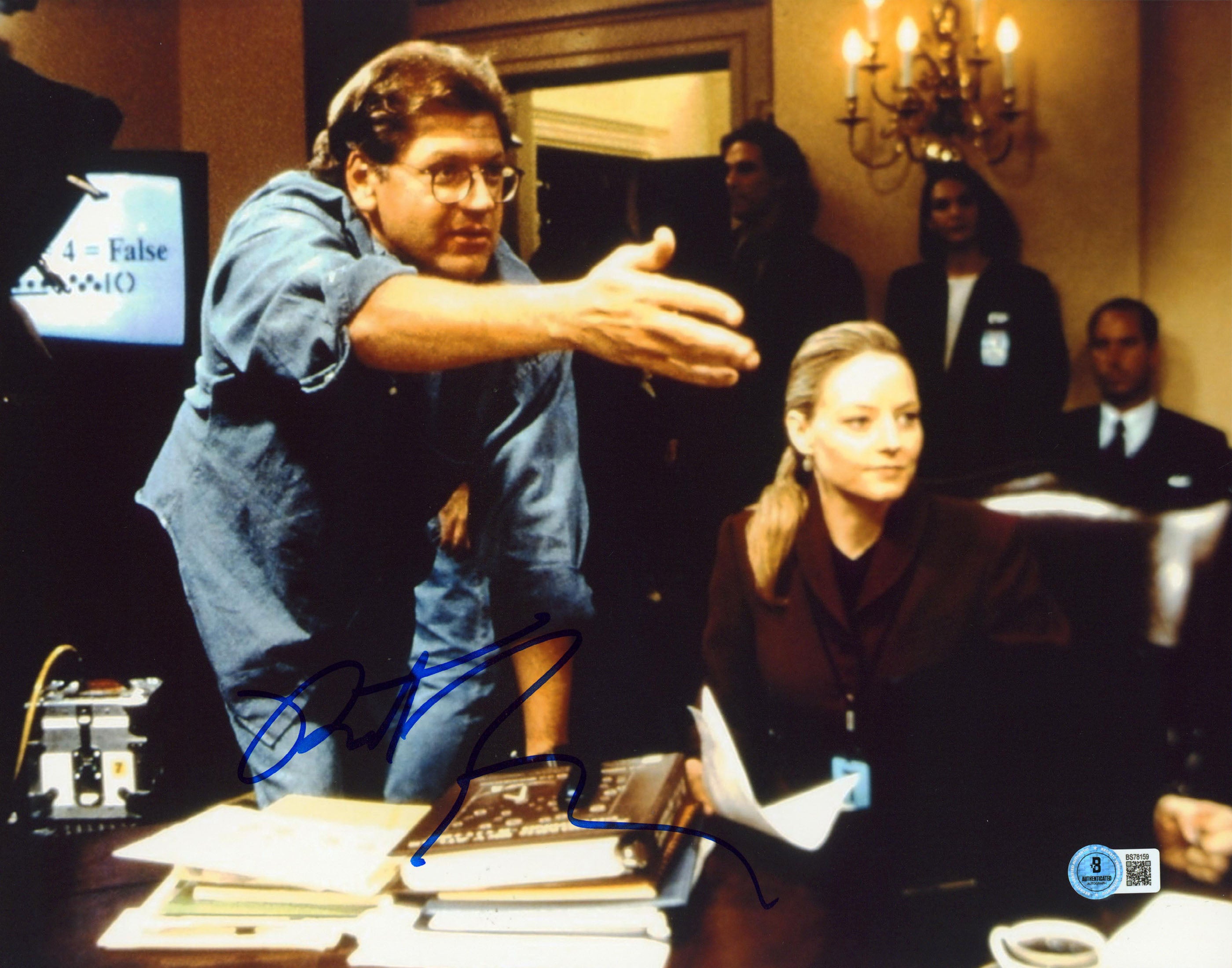 Robert Zemeckis Contact Authentic Signed 11x14 Horizontal Photo BAS #BS78159