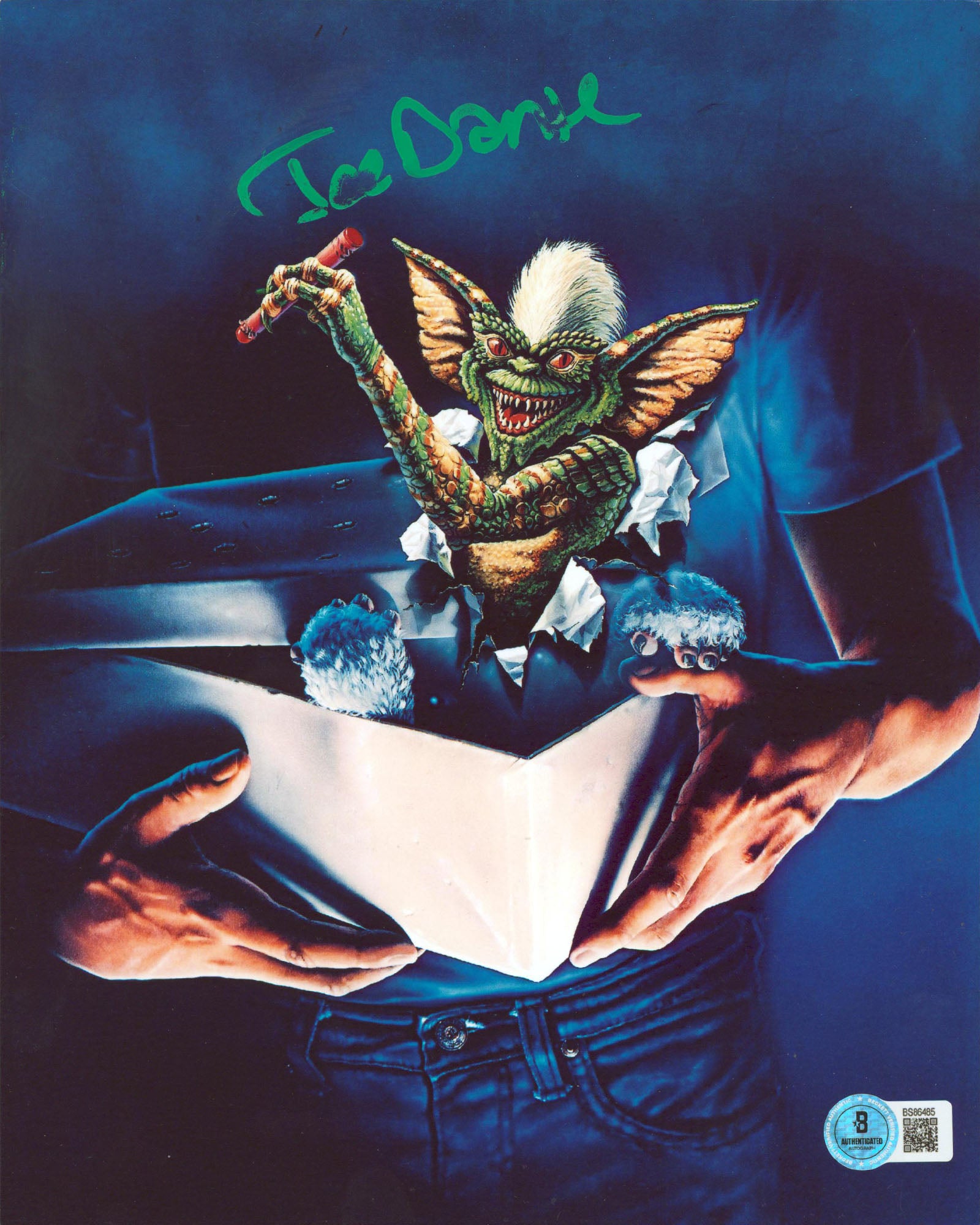 Joe Dante Gremlins Authentic Signed 8x10 Vertical Photo BAS #BS86485