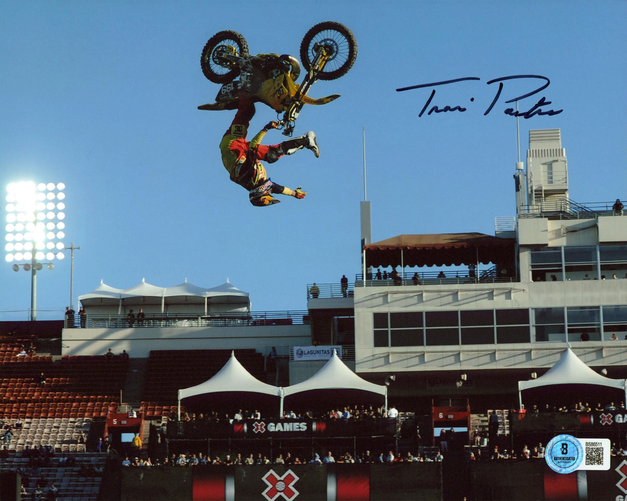 Travis Pastrana Authentic Signed 8x10 Horizontal Photo Autographed BAS #BS86511