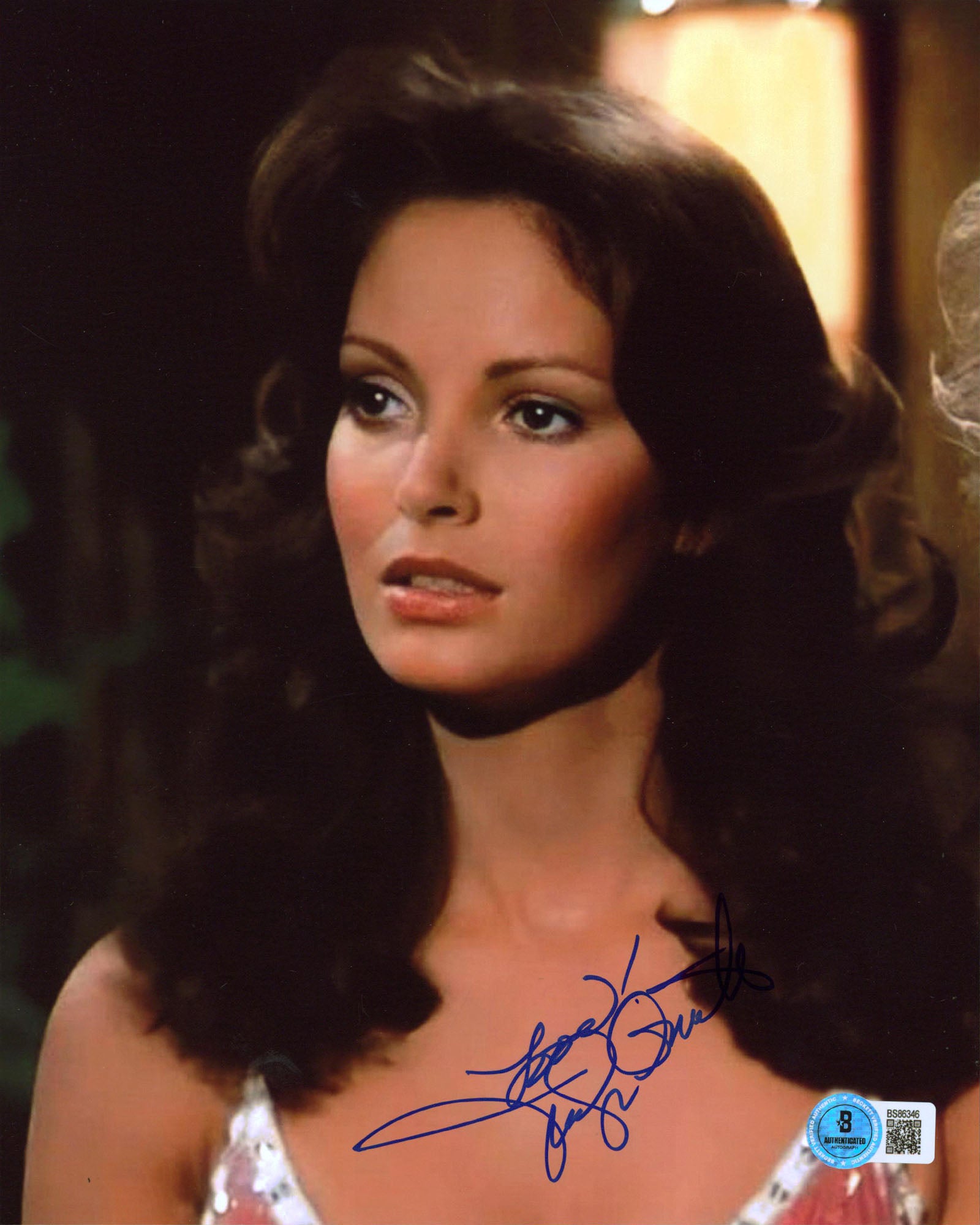 Jaclyn Smith Charlie's Angels "Love" Authentic Signed 8x10 Photo BAS #BS86346