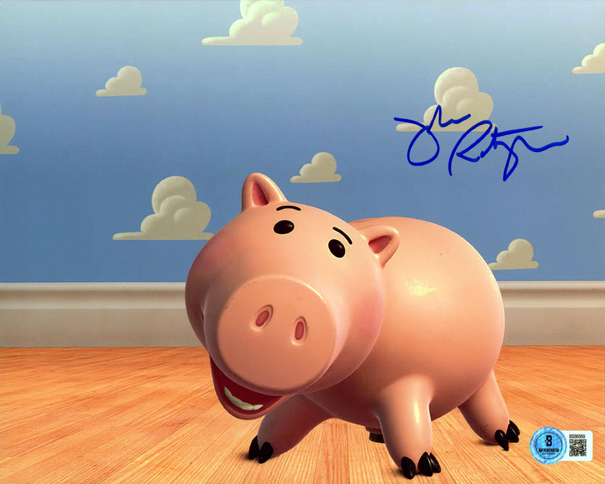 John Ratzenberger Toy Story Authentic Signed 8x10 Horizontal Photo BAS 8