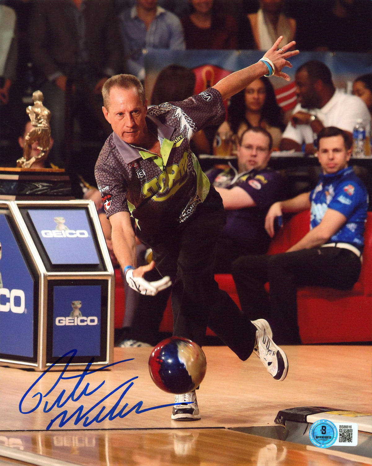 Pete Weber Bowling Authentic Signed 8x10 Vertical Photo Autographed BAS 6