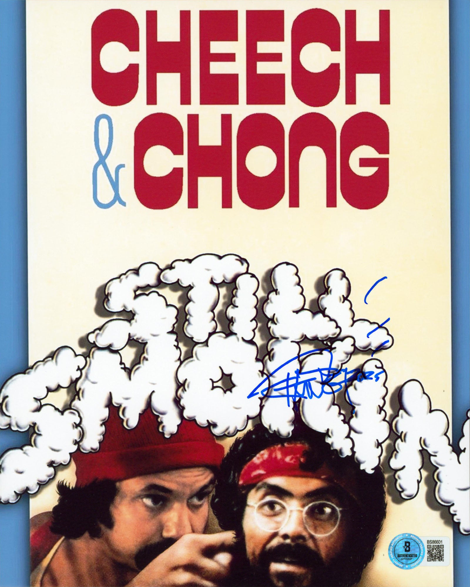 Tommy Chong Still Smokin' Authentic Signed 8x10 Vertical Photo BAS 13
