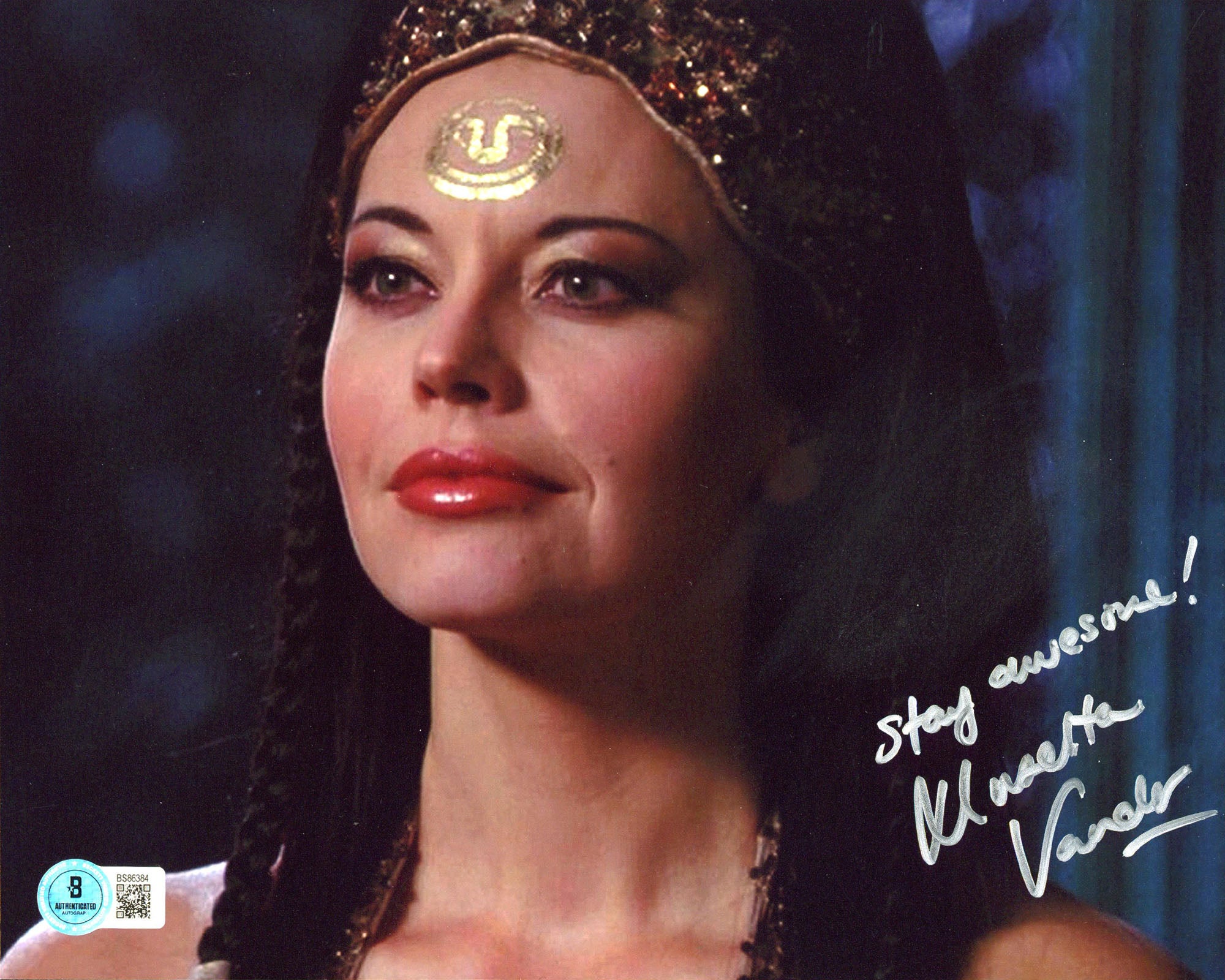 Musetta Vander Mortal Kombat "Stay Awesome!" Signed 8x10 Photo BAS #BS86384