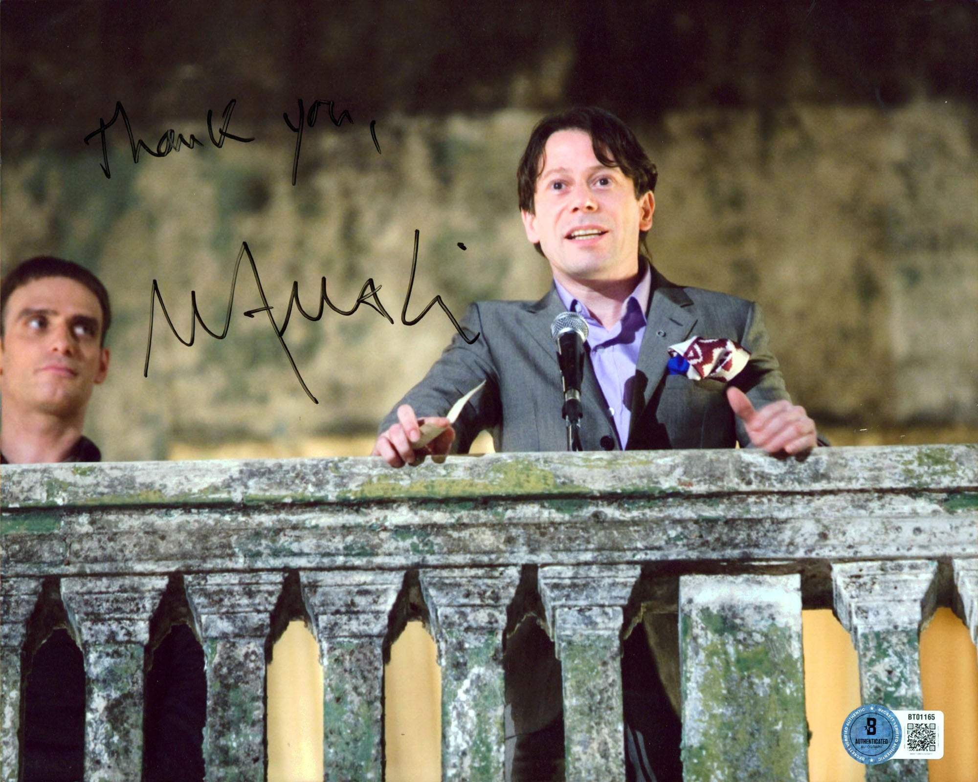 Mathieu Amalric James Bond 007 "Thank You" Signed 8x10 Photo BAS #BT01165