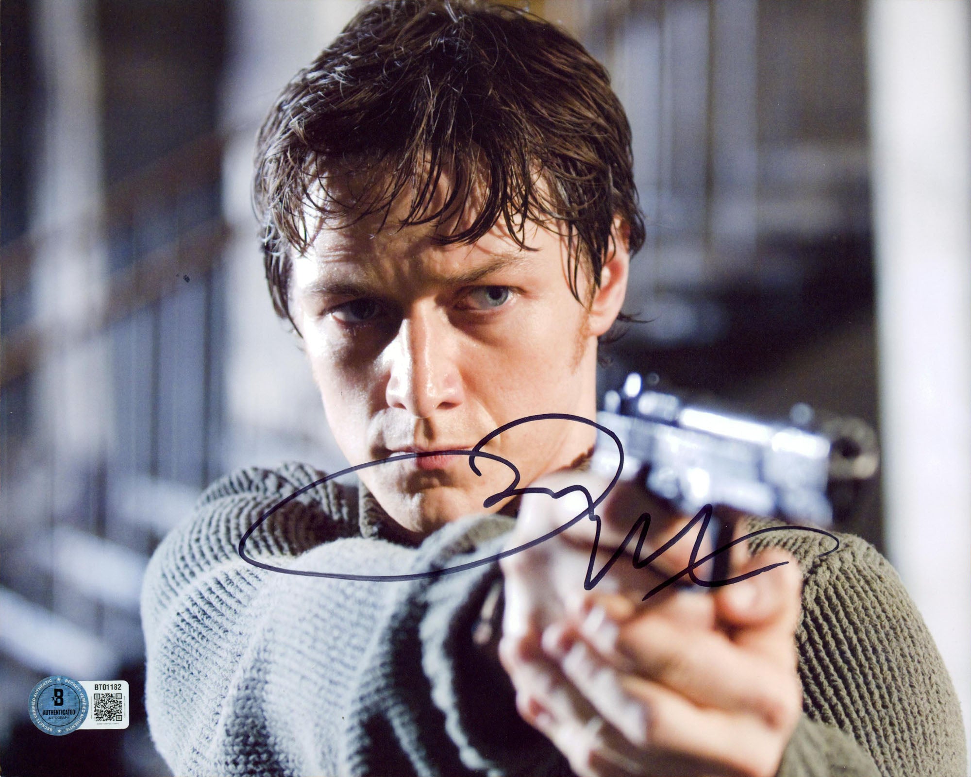 James McAvoy Wanted Authentic Signed 8x10 Horizontal Photo BAS #BT01182