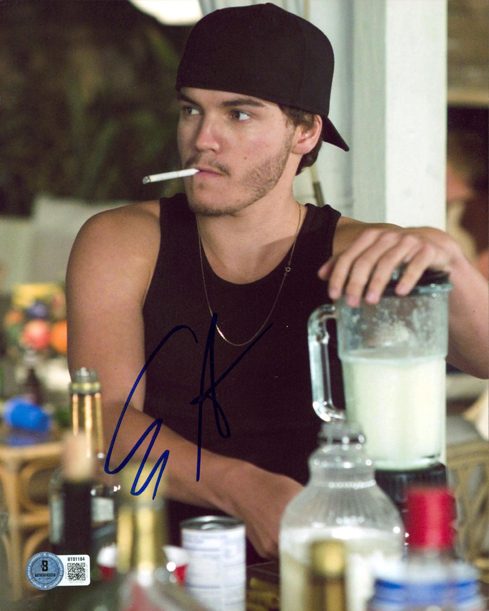 Emile Hirsch Alpha Dog Authentic Signed 8x10 Vertical Photo BAS #BT01184