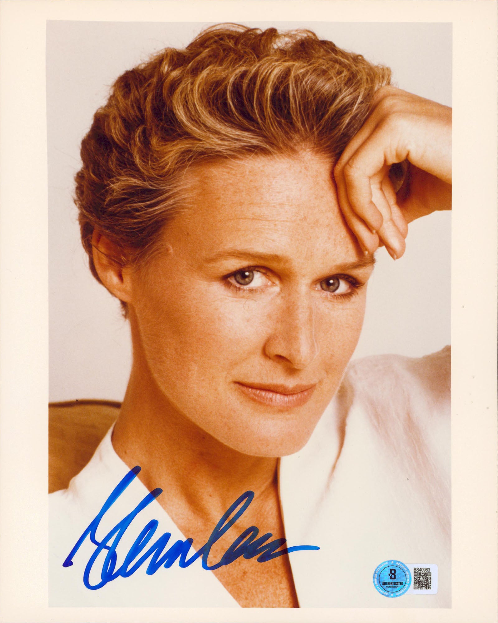 Glenn Close Fatal Attraction Authentic Signed 8x10 Vertical Photo BAS #BS40983